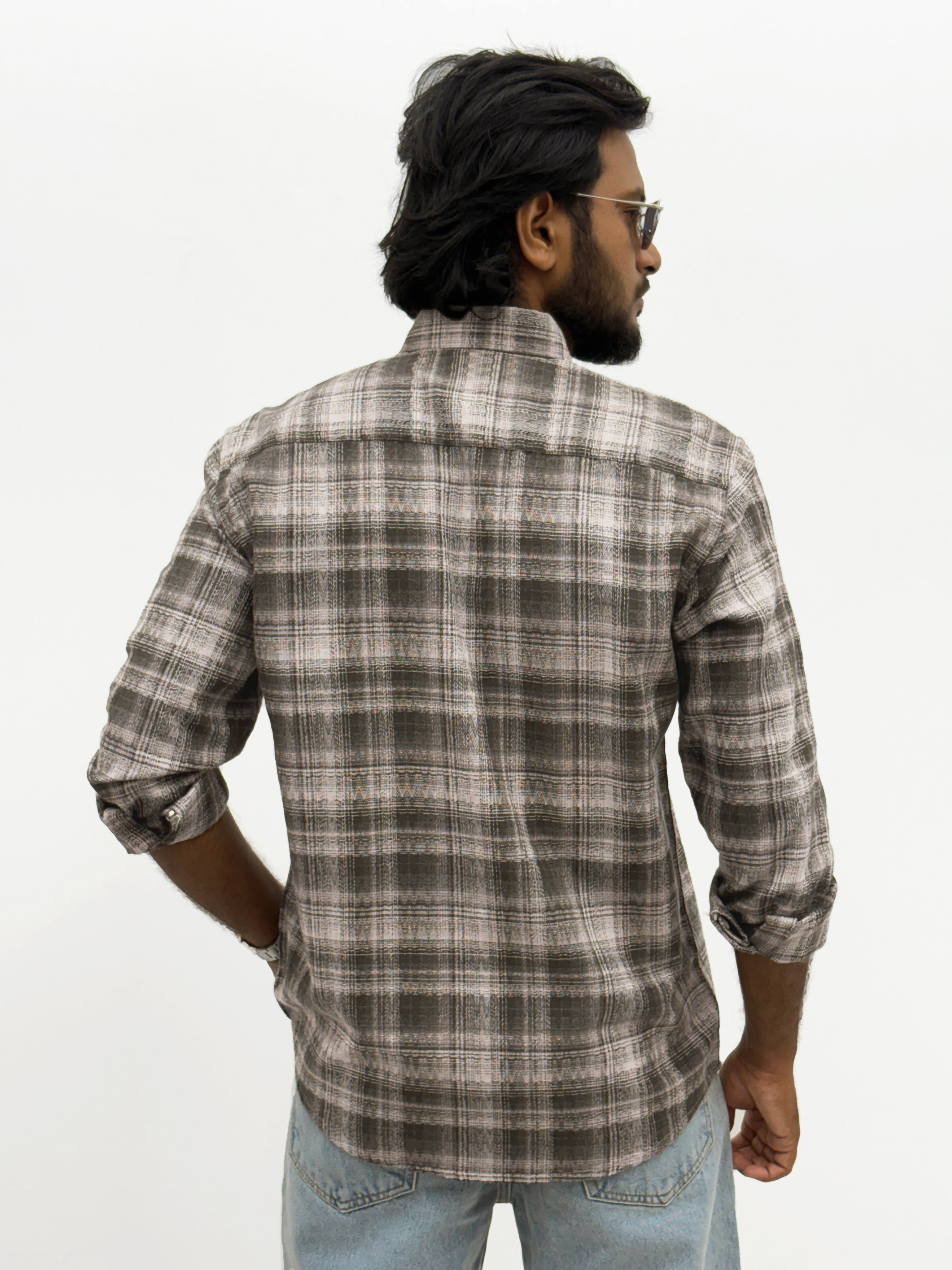 Brown Flannel Shirt