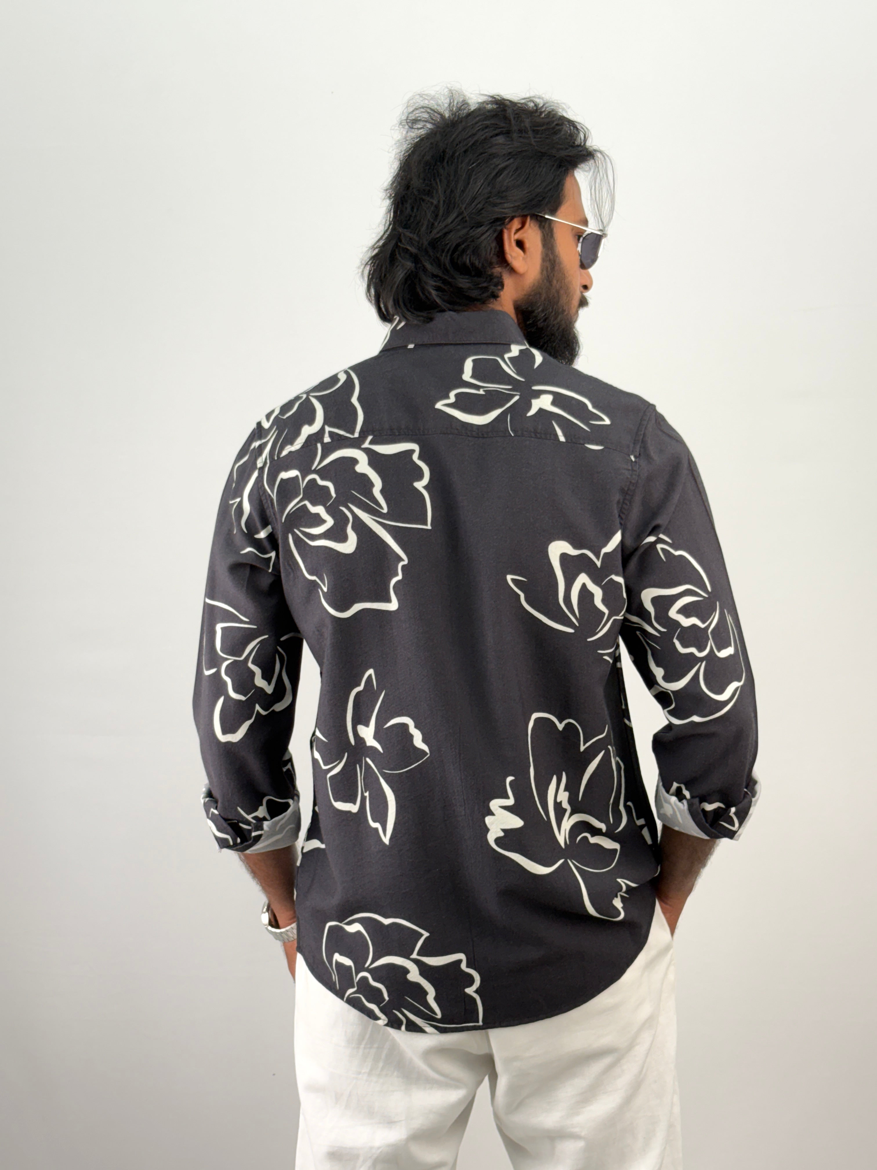 Black IMP Printed Shirt