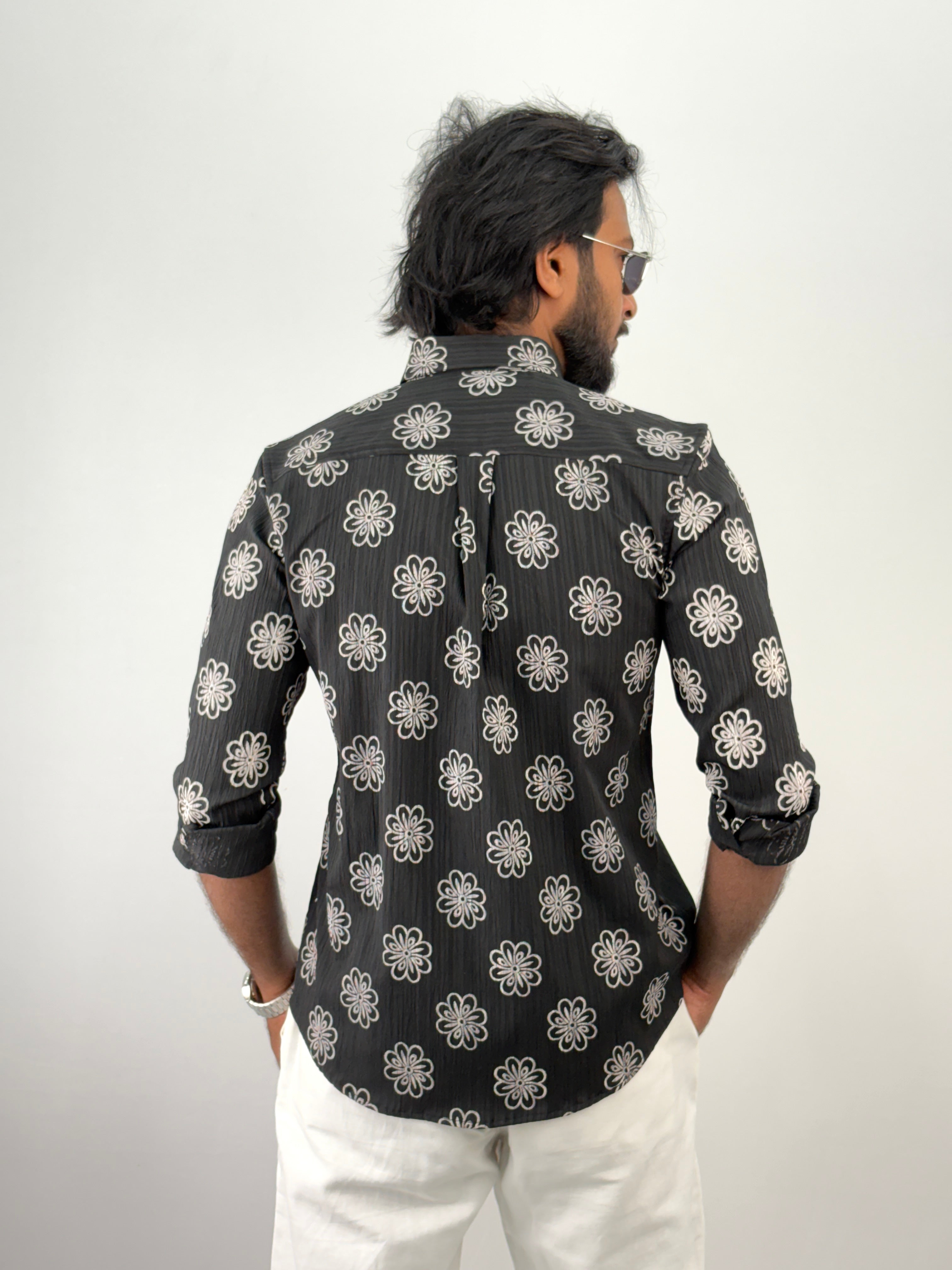 Black IMP Printed Shirt