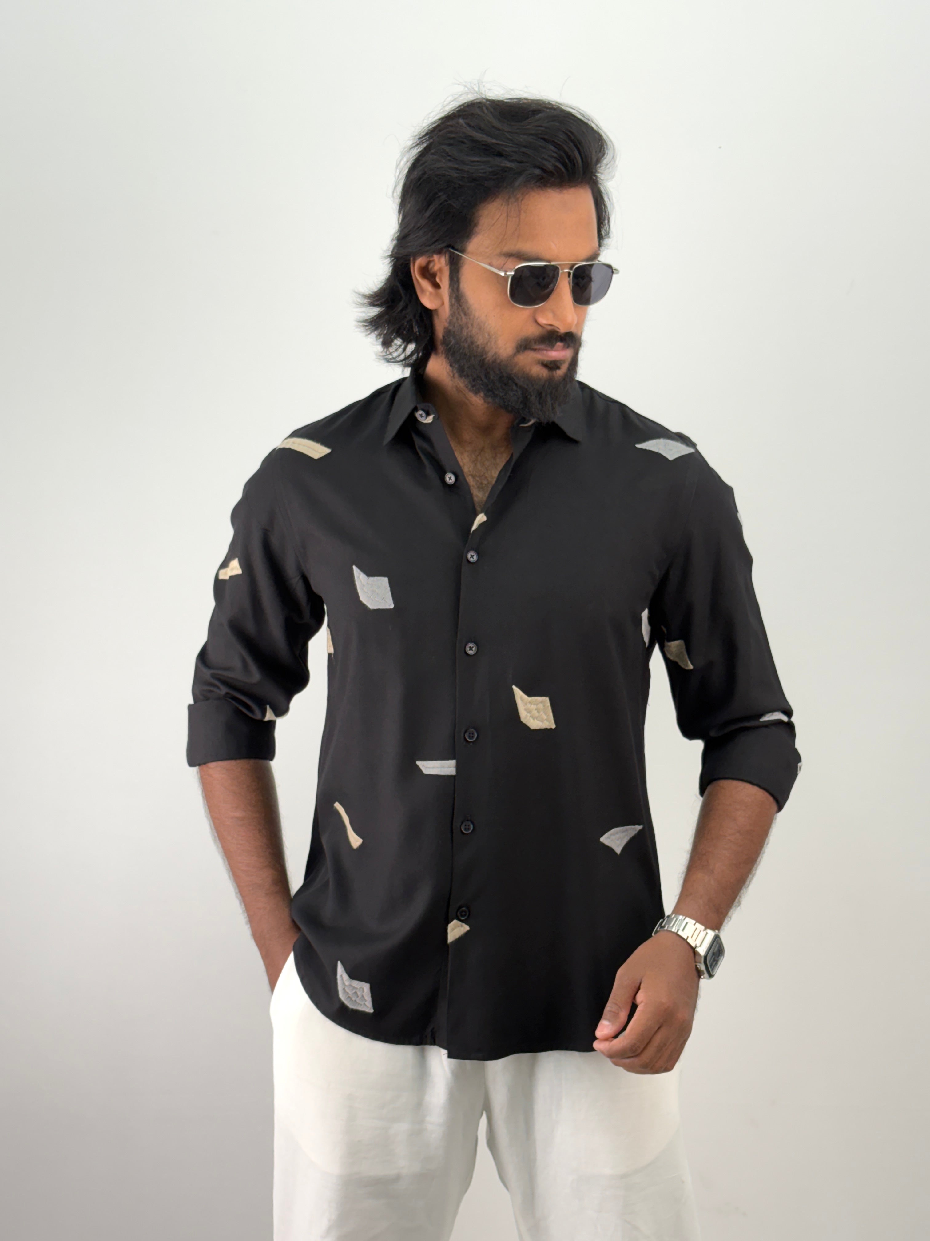 Black Embroidery Shirt 1