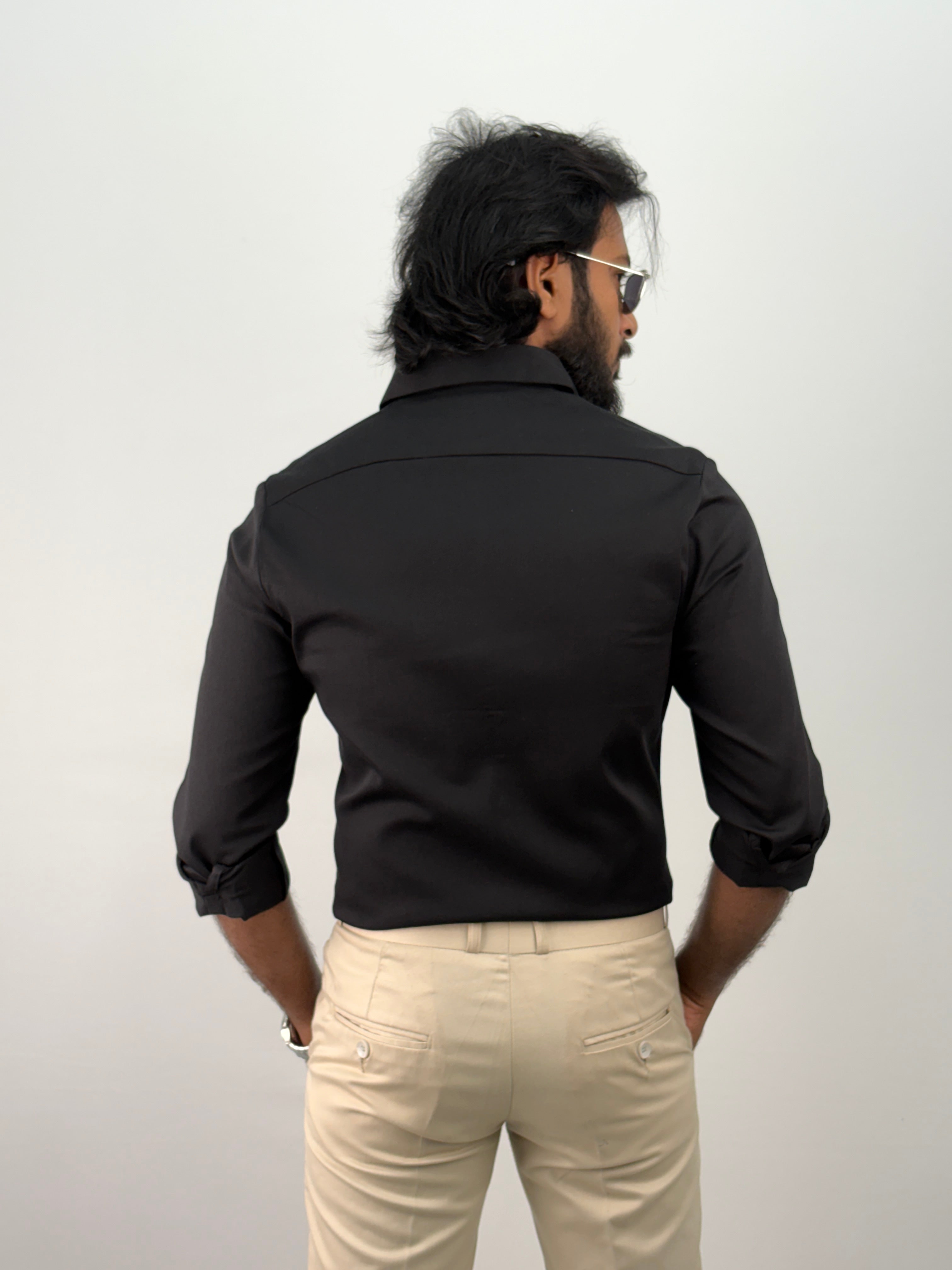 Black(1) Designer Stone Work Shirts 11