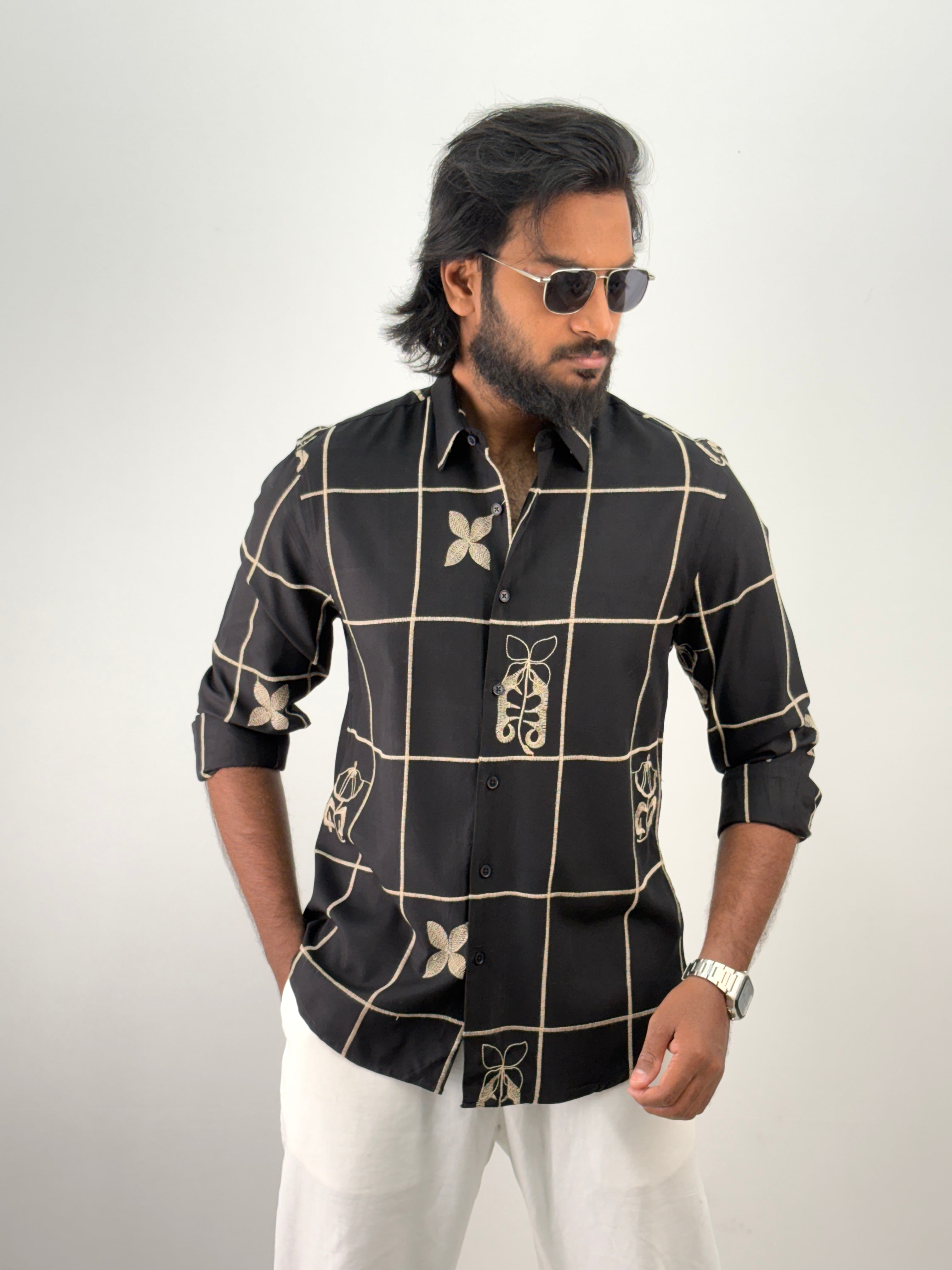 Black Embroidery Shirt 3