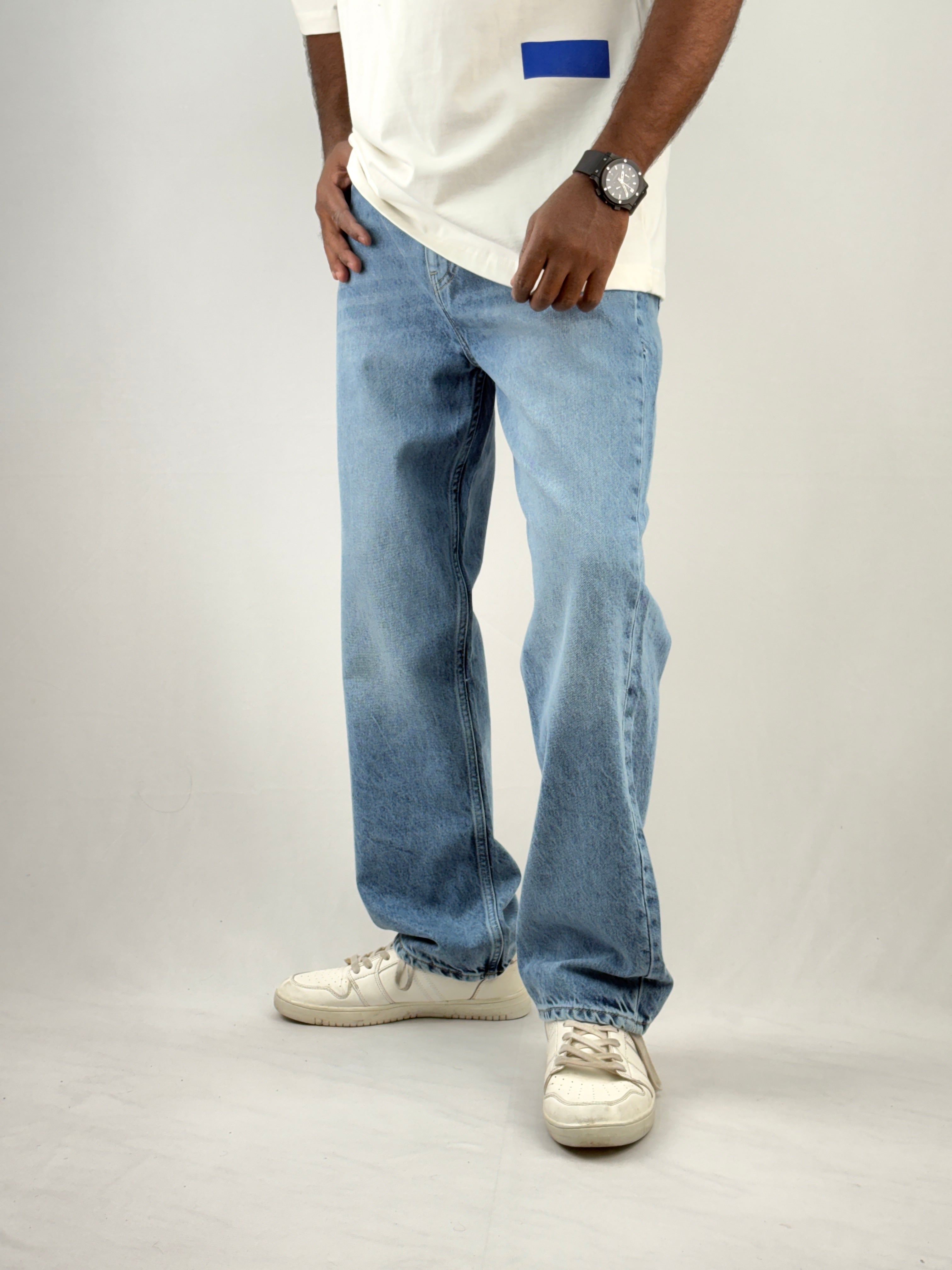 Blue Urban Straight Fit Jean