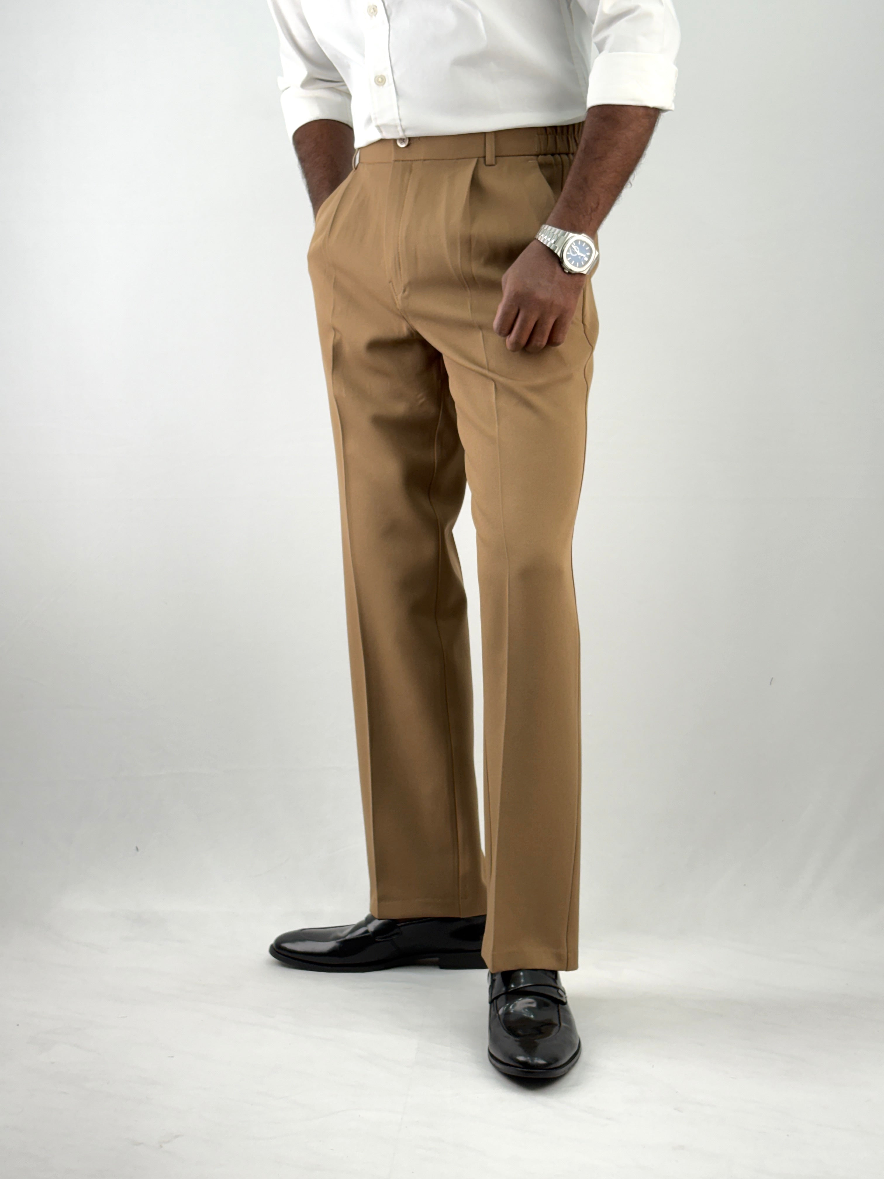 Brown Korean Baggy Pant