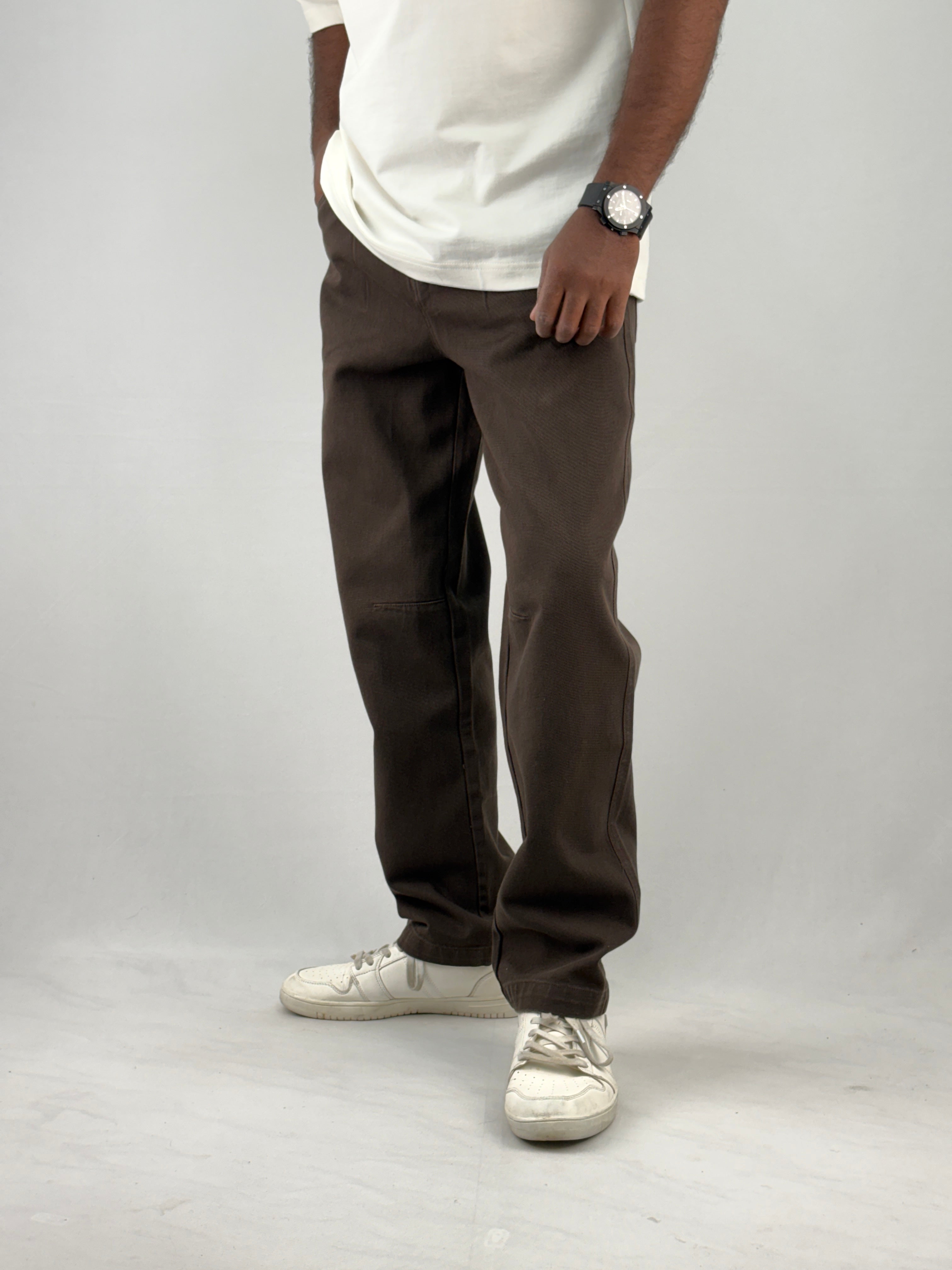 Dark Brown Carrot Fit Jean