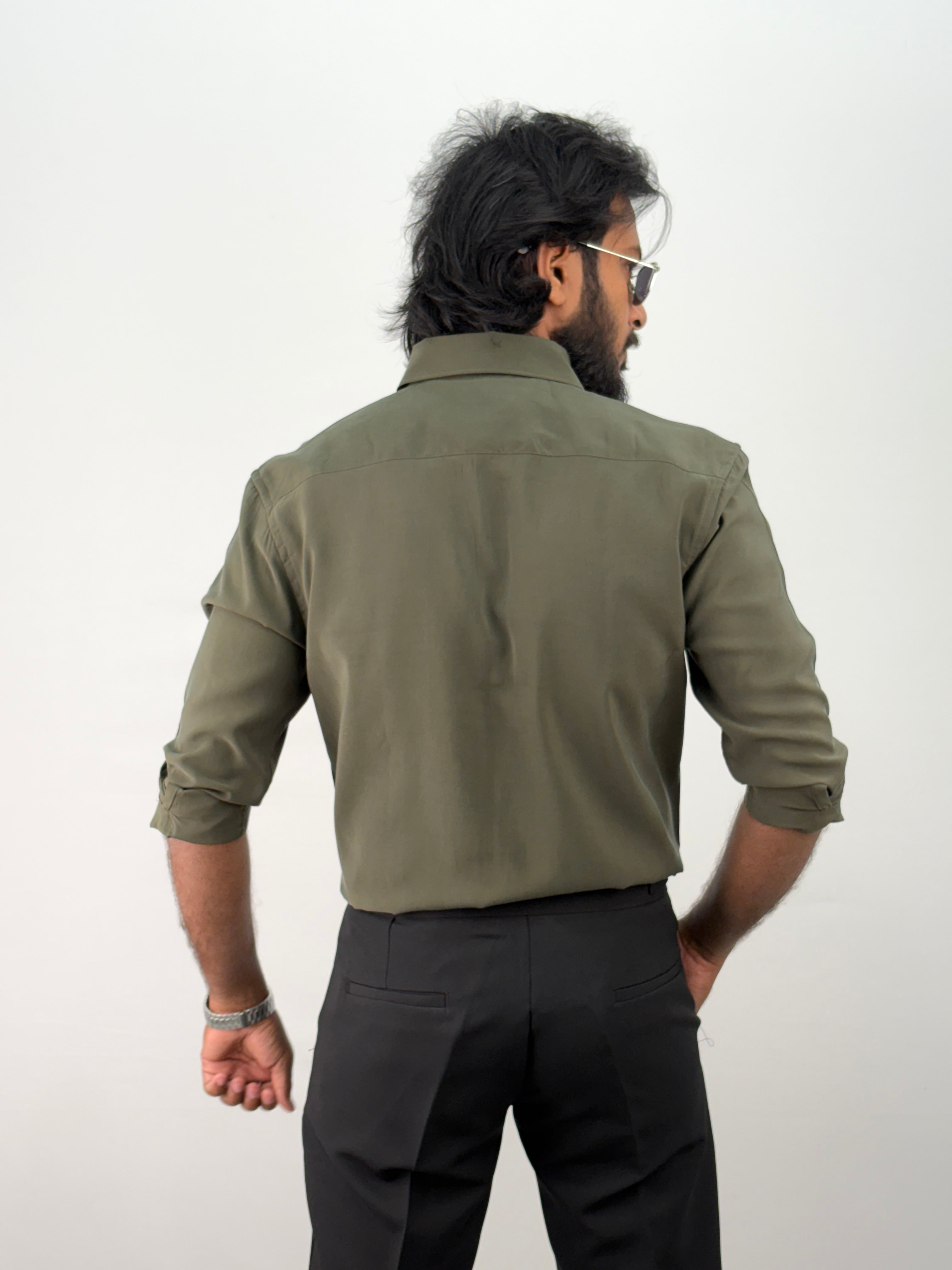 Green IMP Plain Shirt