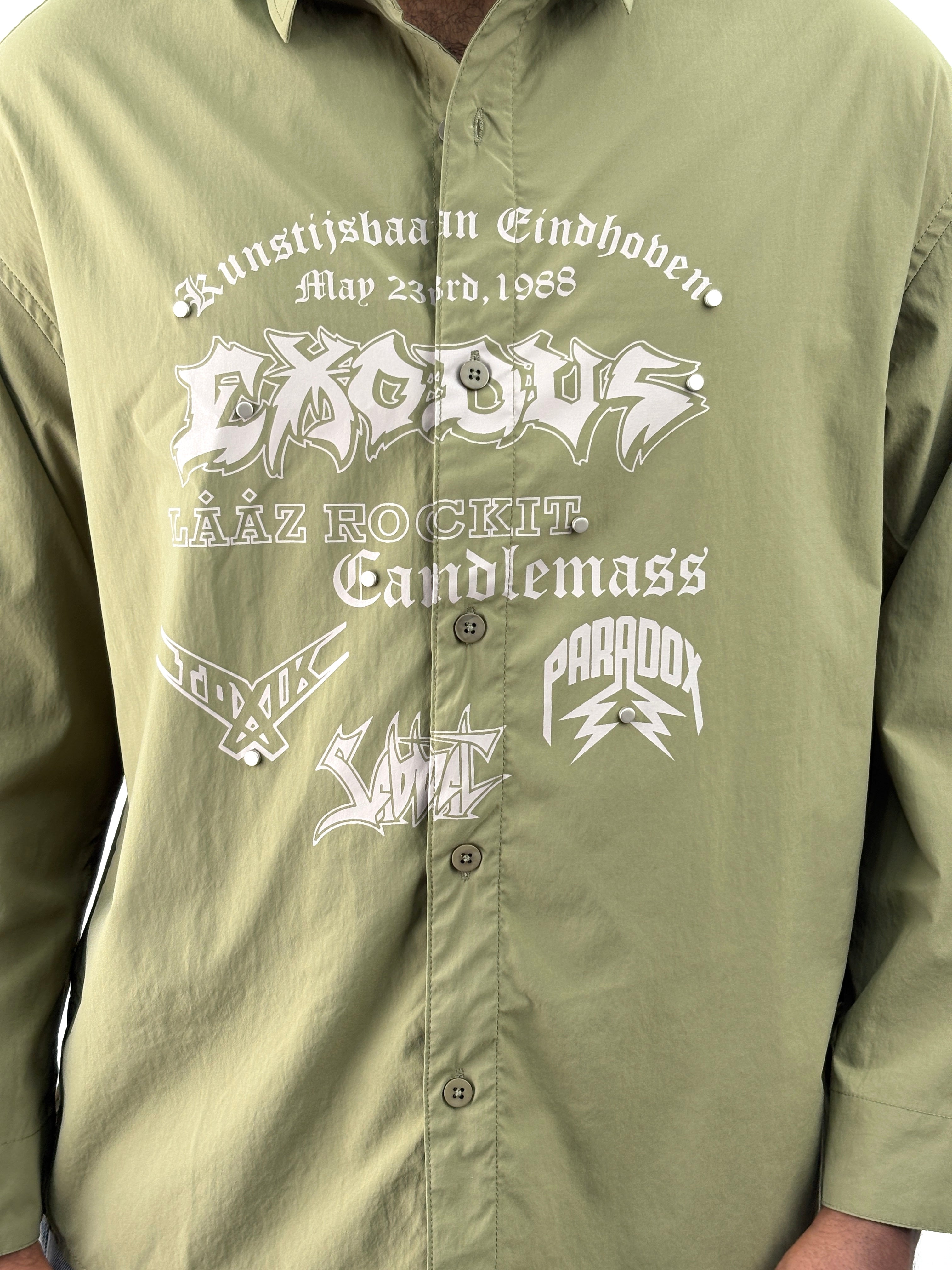 Green Oversized Shirt