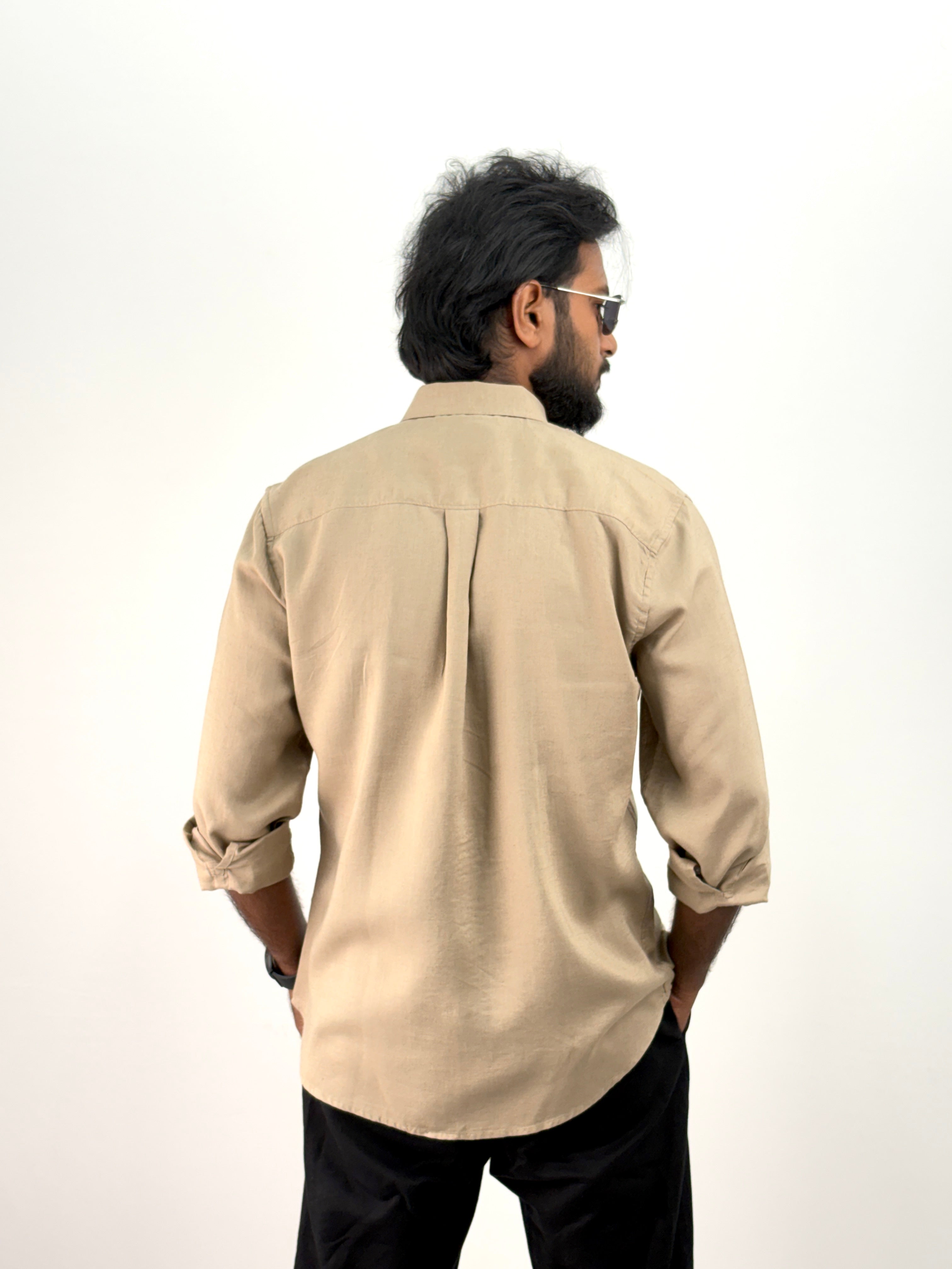 Khaki Linen Shirt
