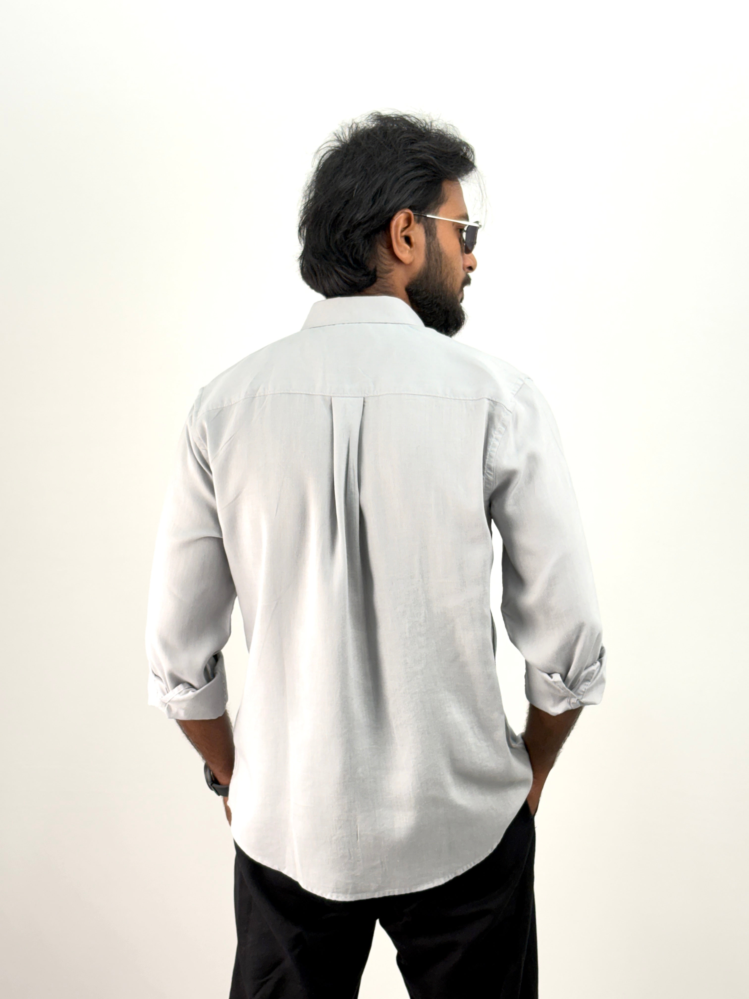 Grey Linen Shirt
