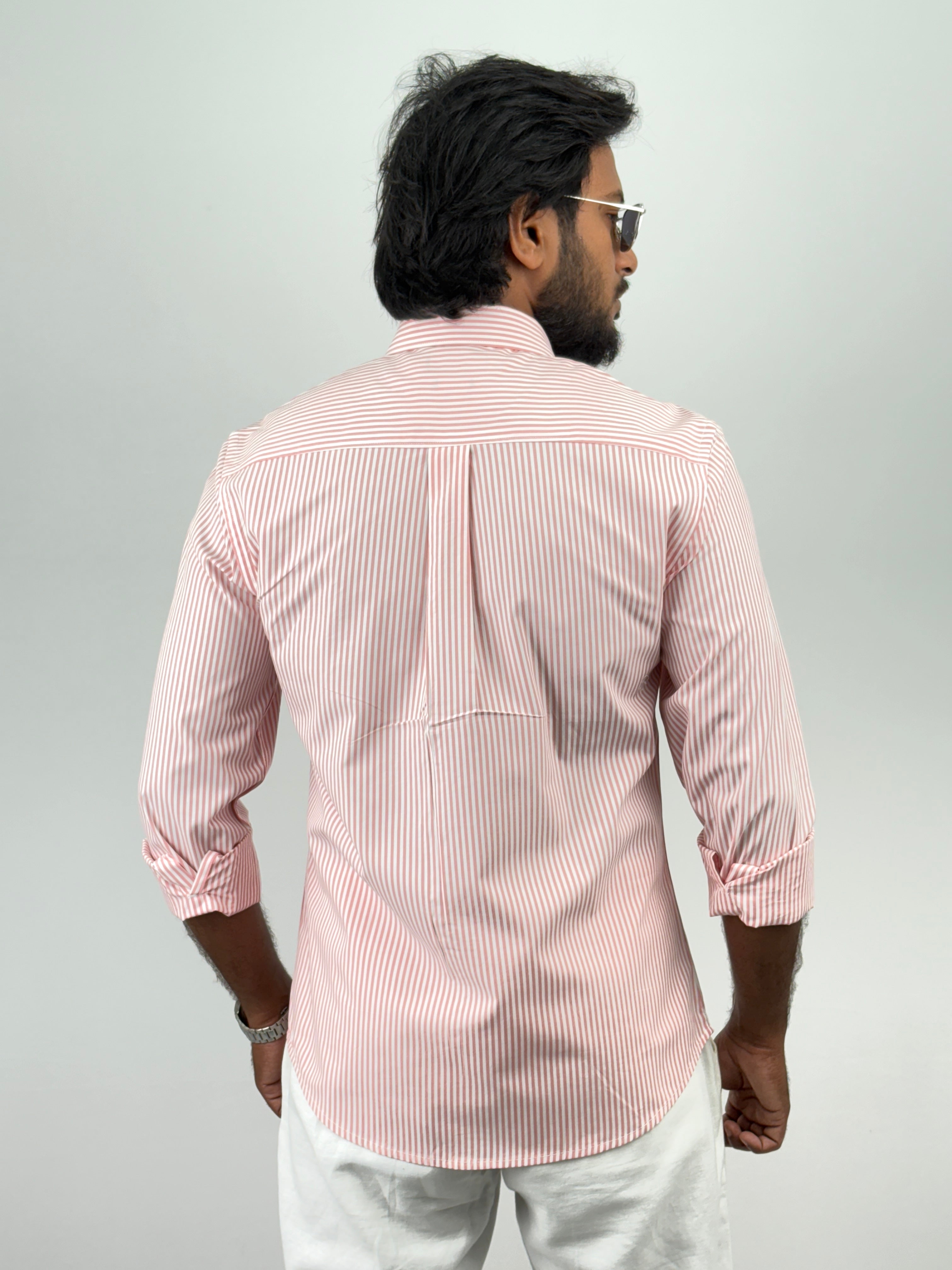 Cherry Pinstripe Shirts