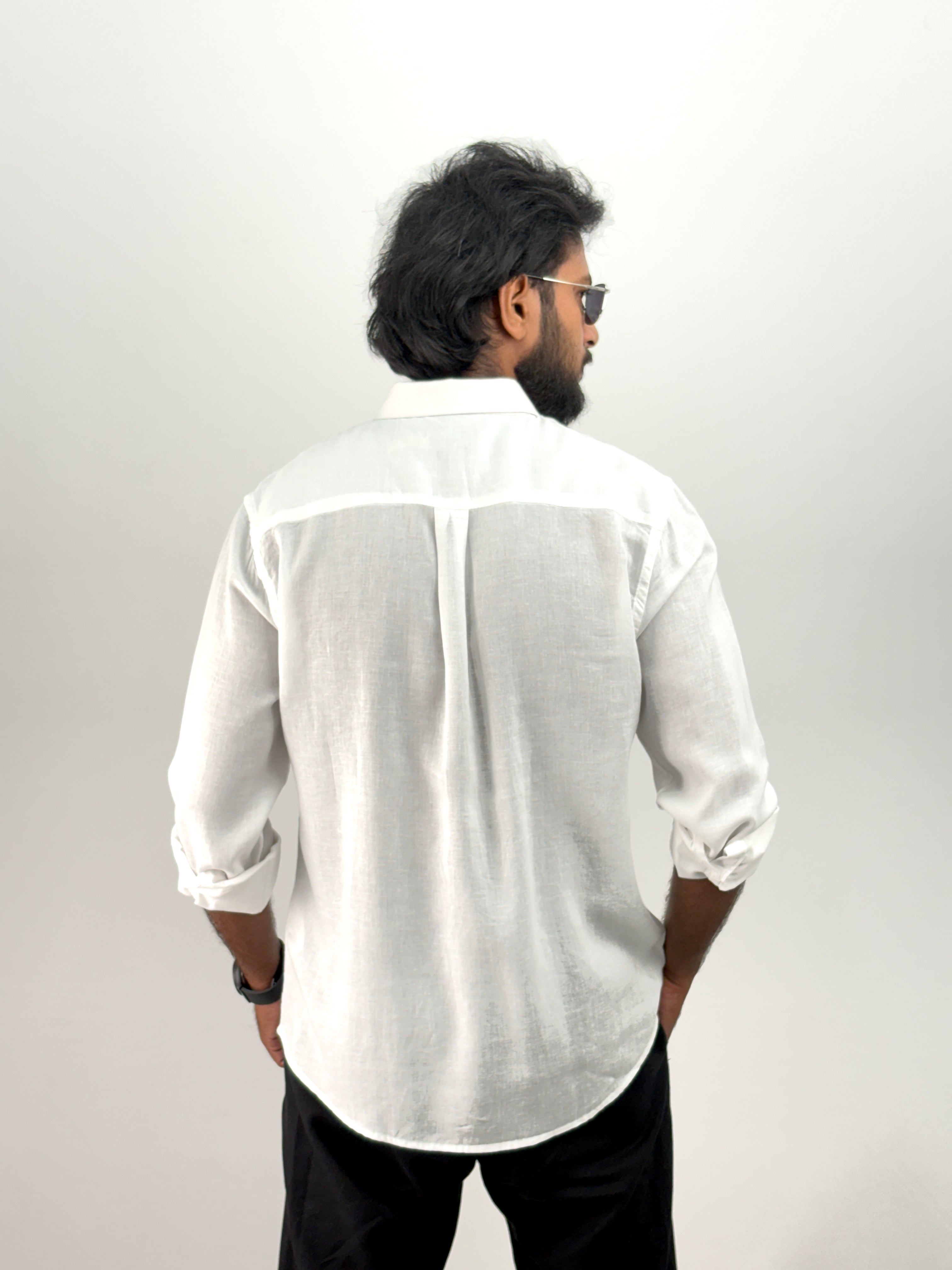 White Linen Shirt