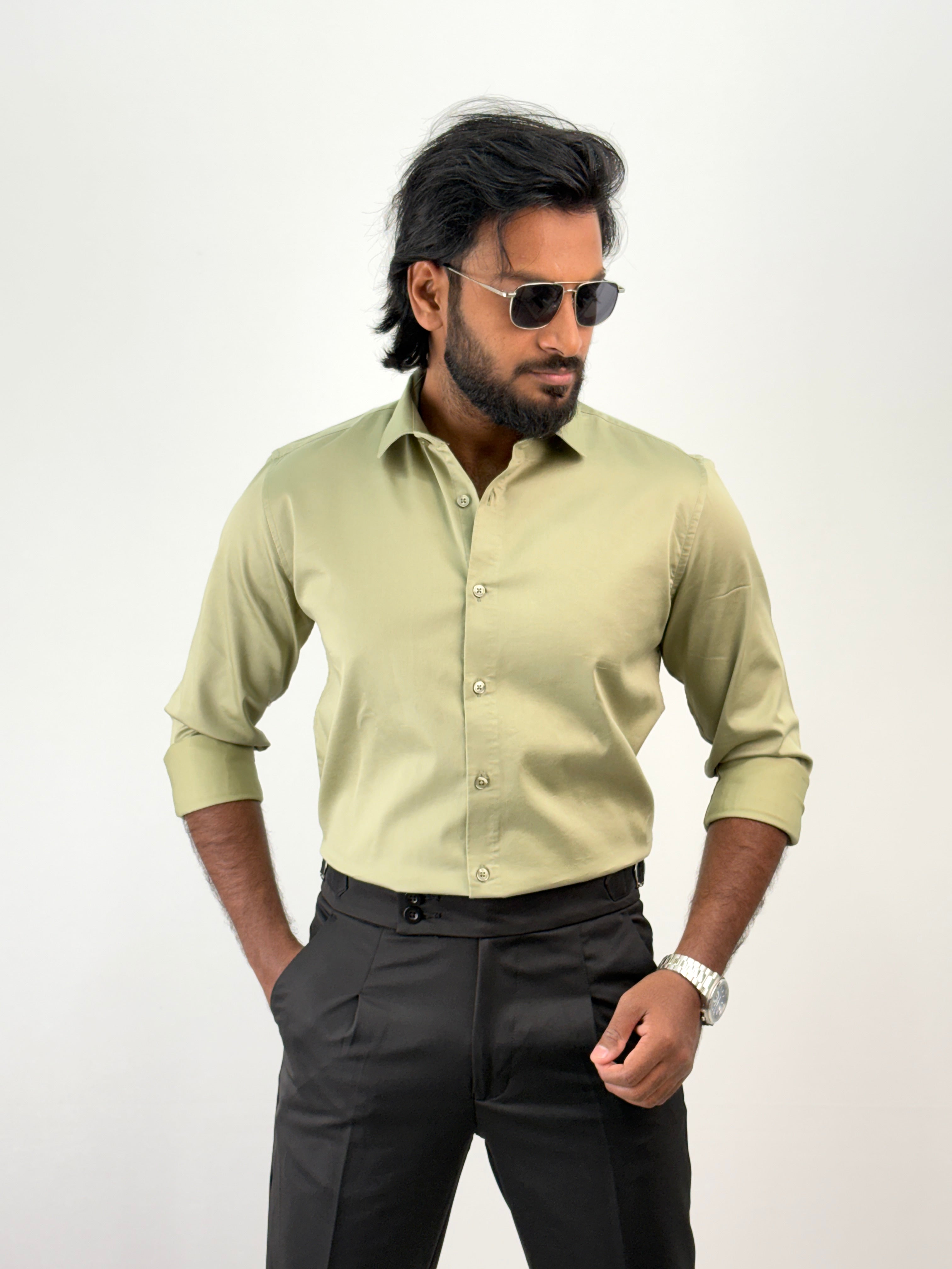 Cardamom Sateen Shirt 1