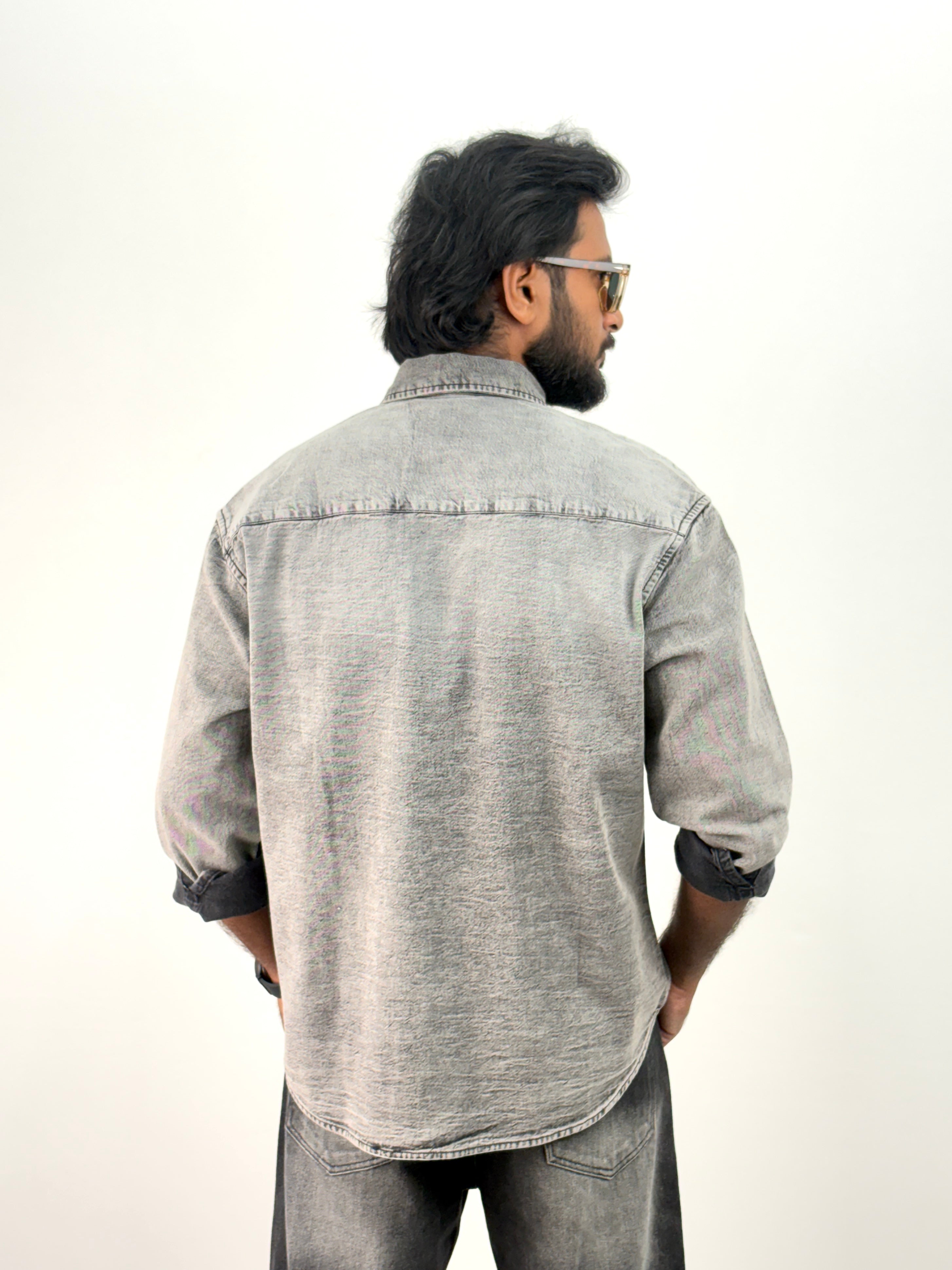 Light Grey Denim Shirt