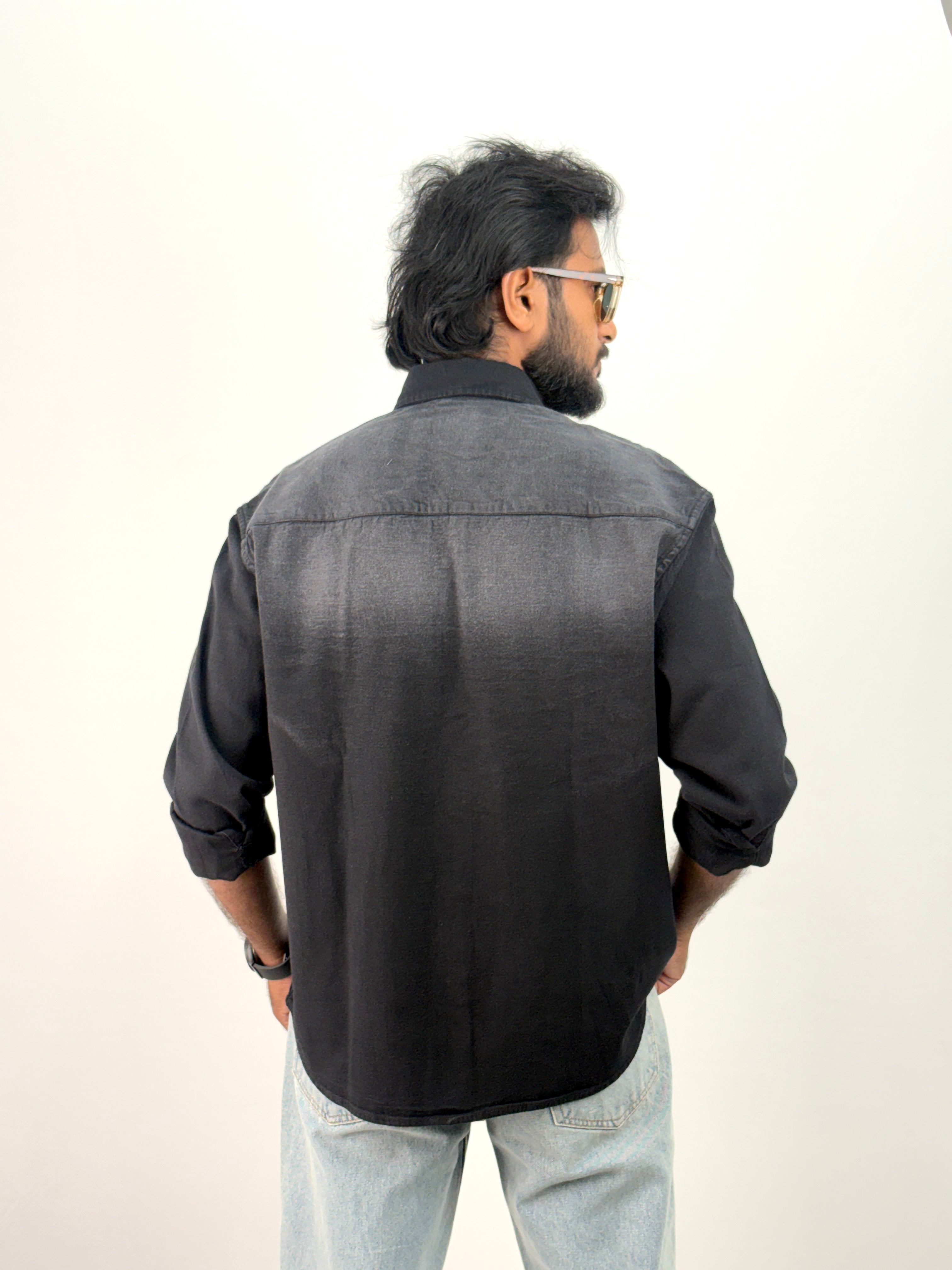 Black Denim Shirt