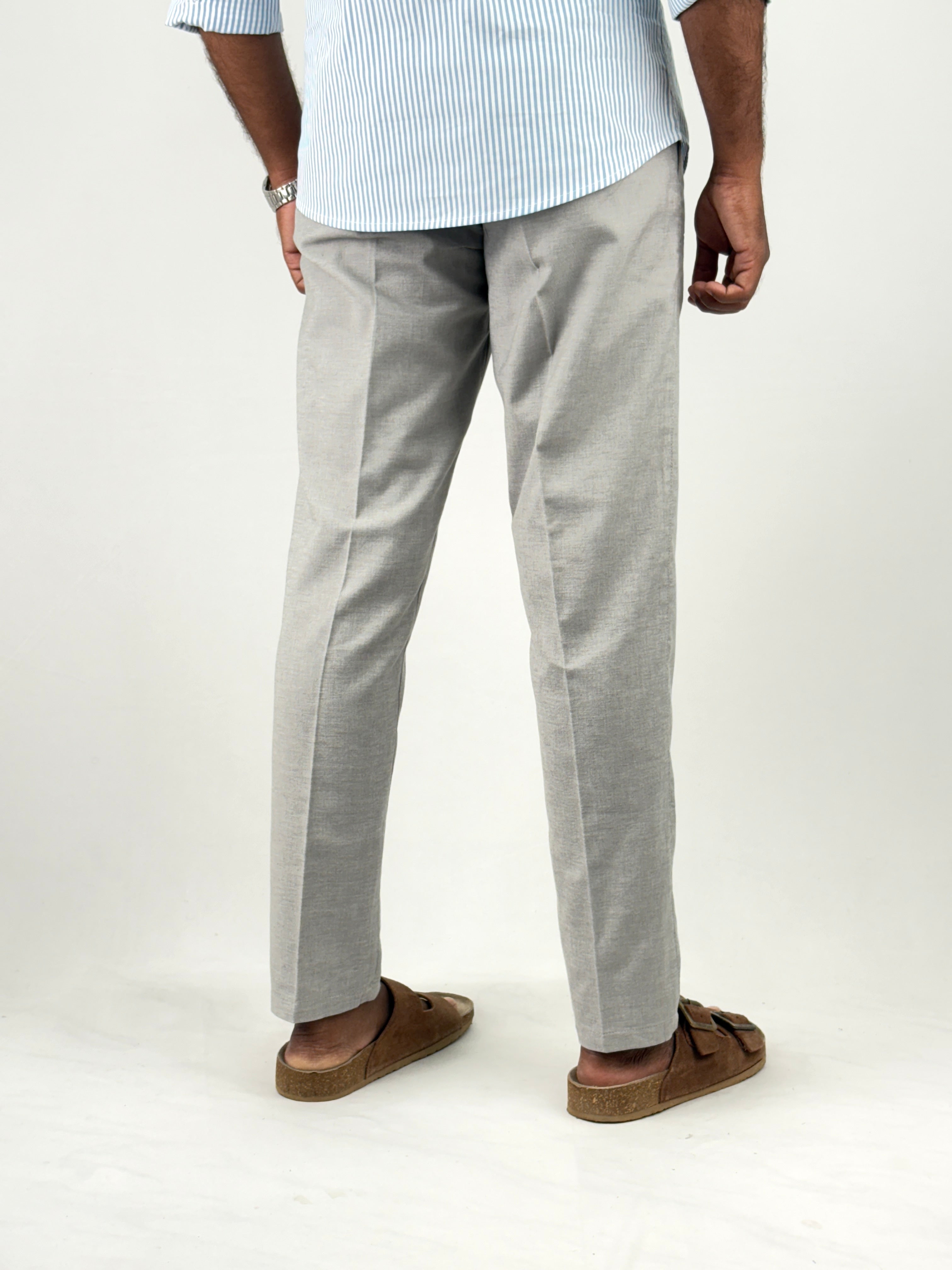 Light Grey Linen Pants