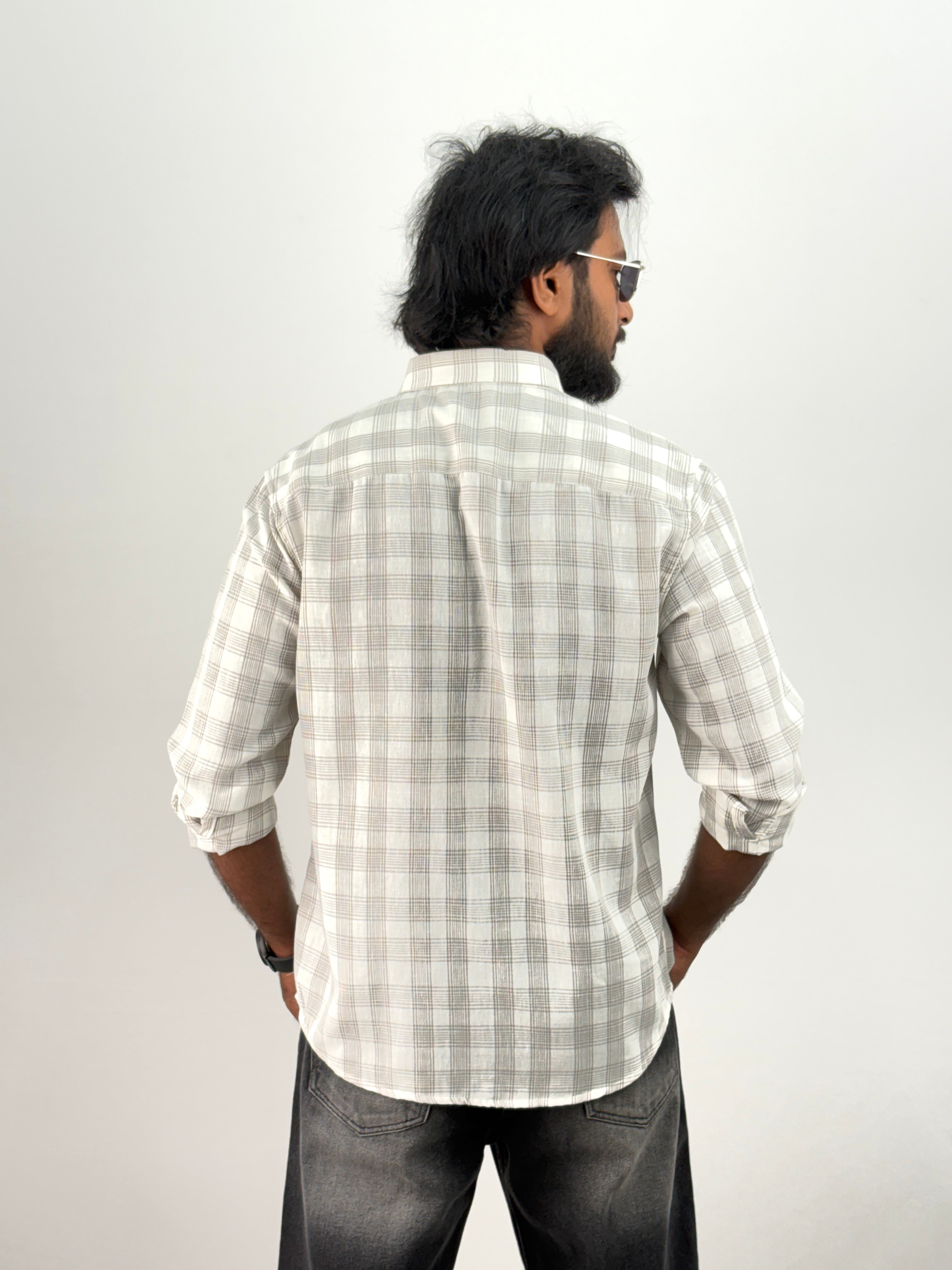 White Flannel Shirt