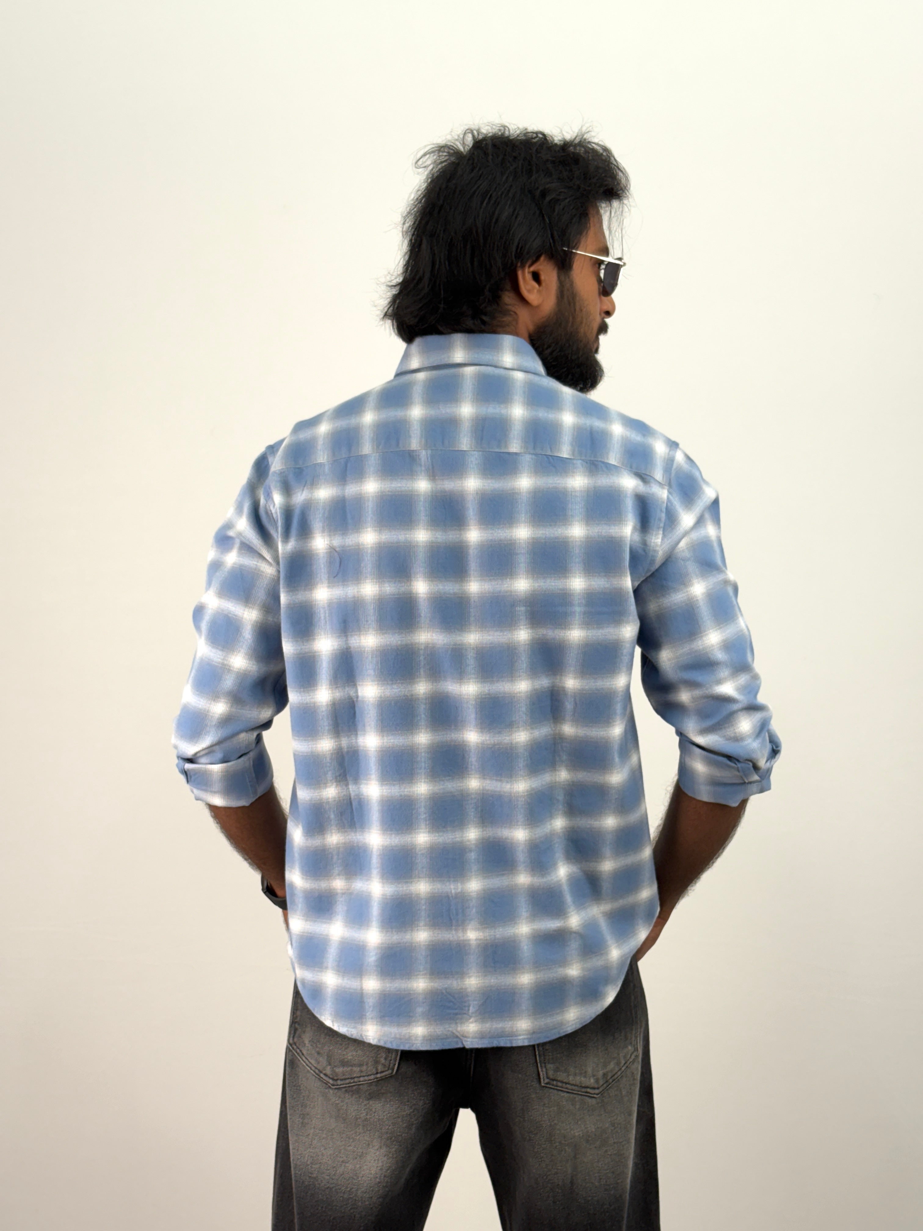 Blue Flannel Shirt