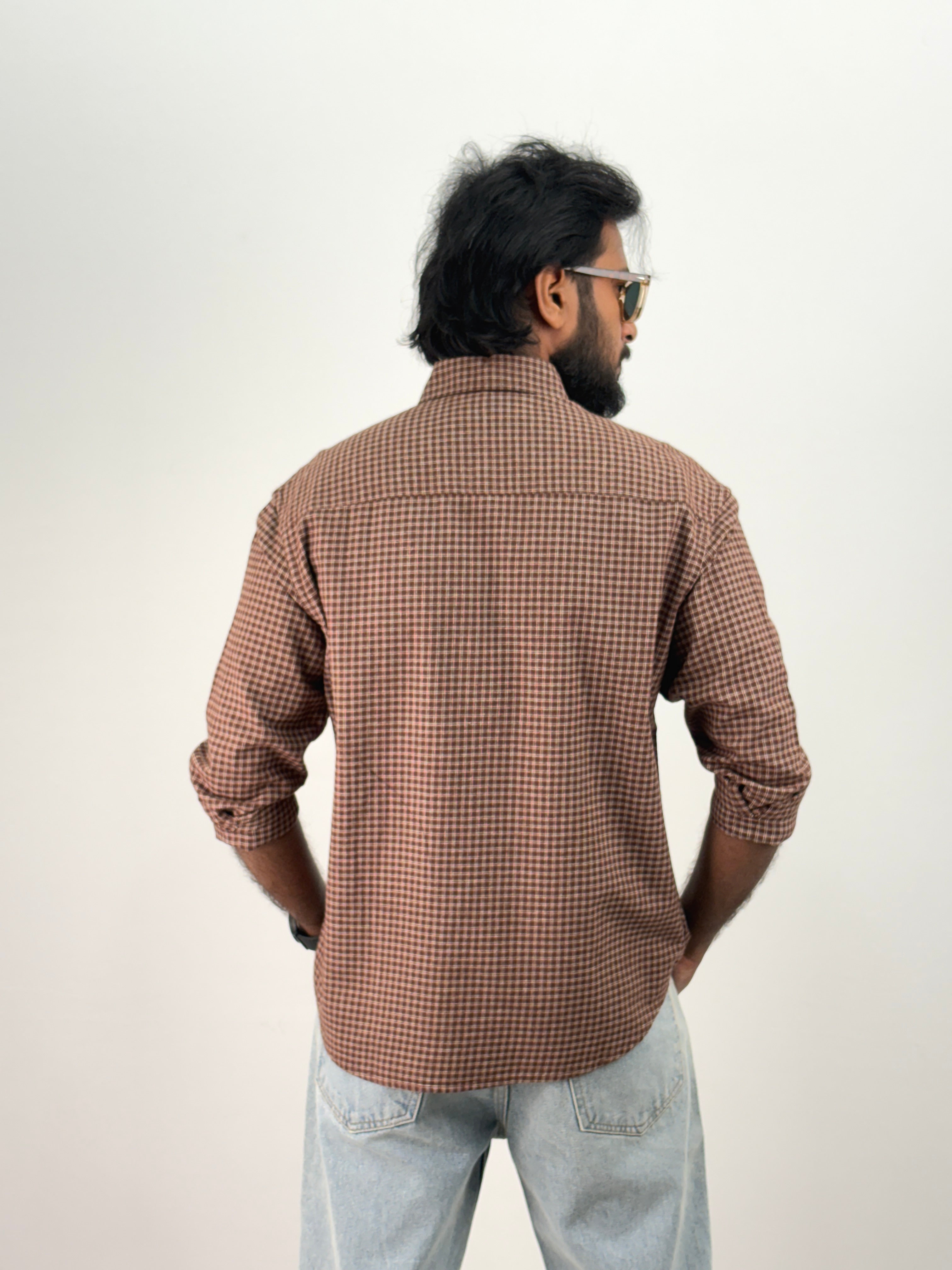 Brown Flannel Shirt