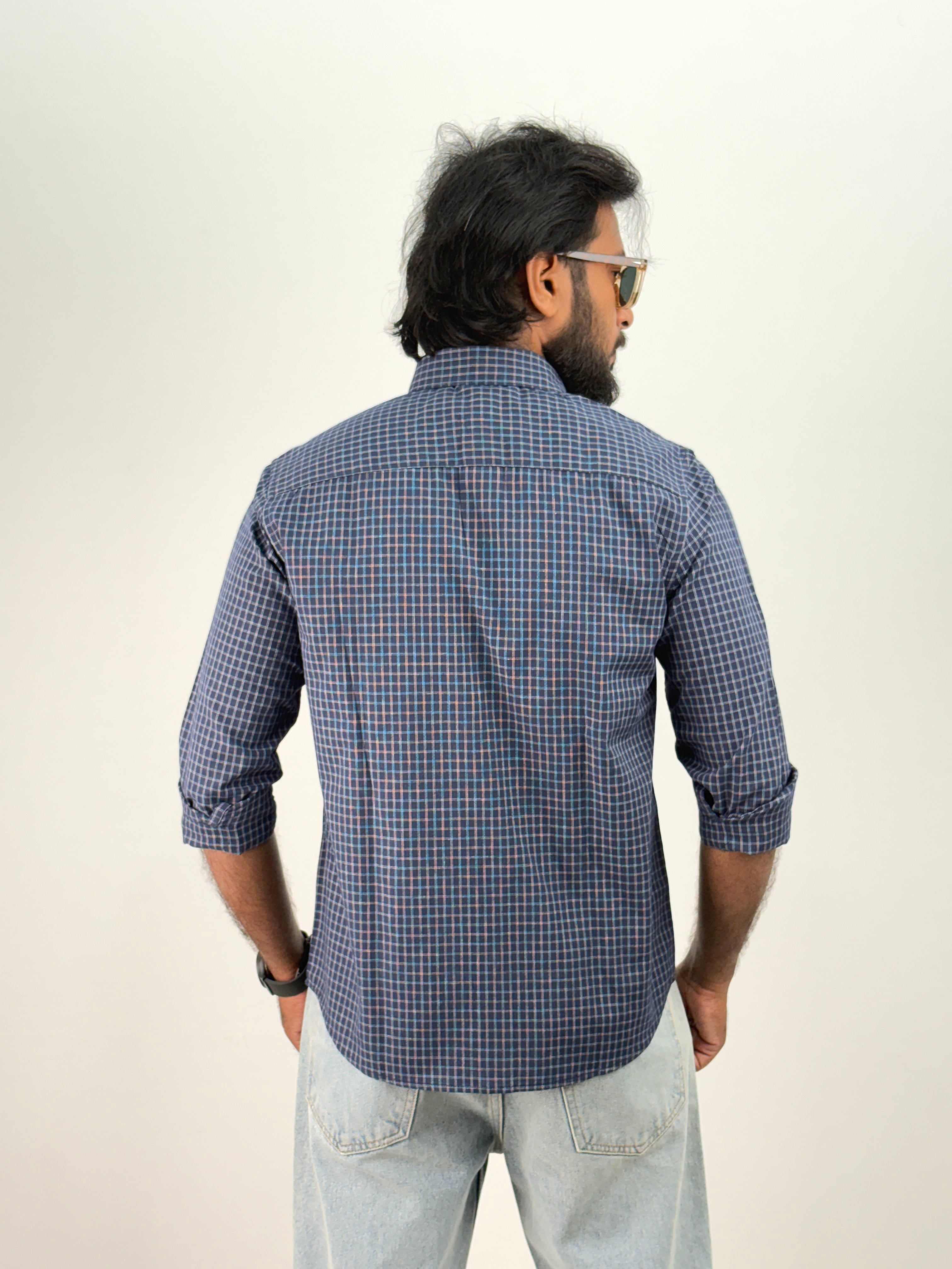 Navy Flannel Shirt