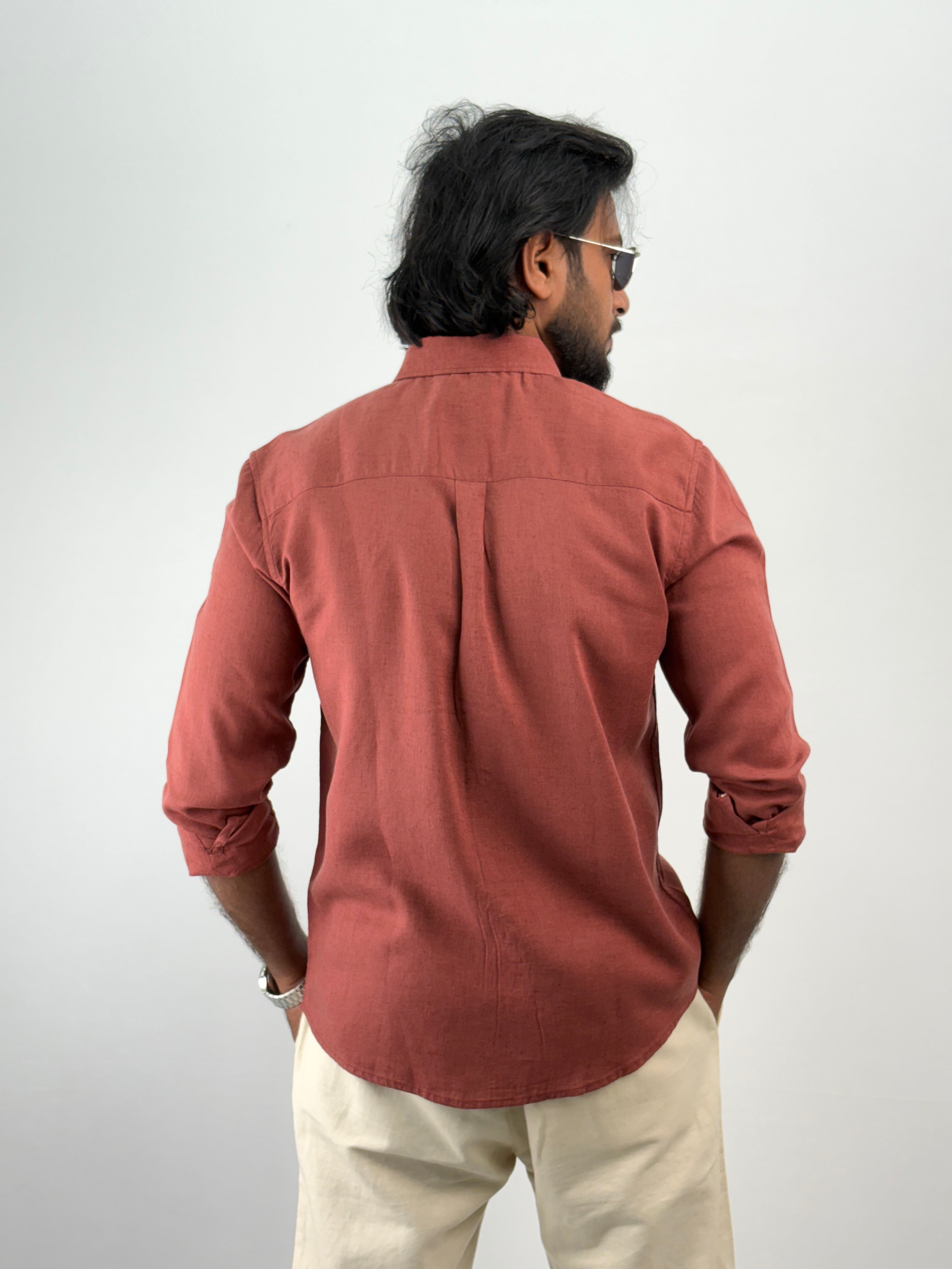 Cherry Linen Shirt