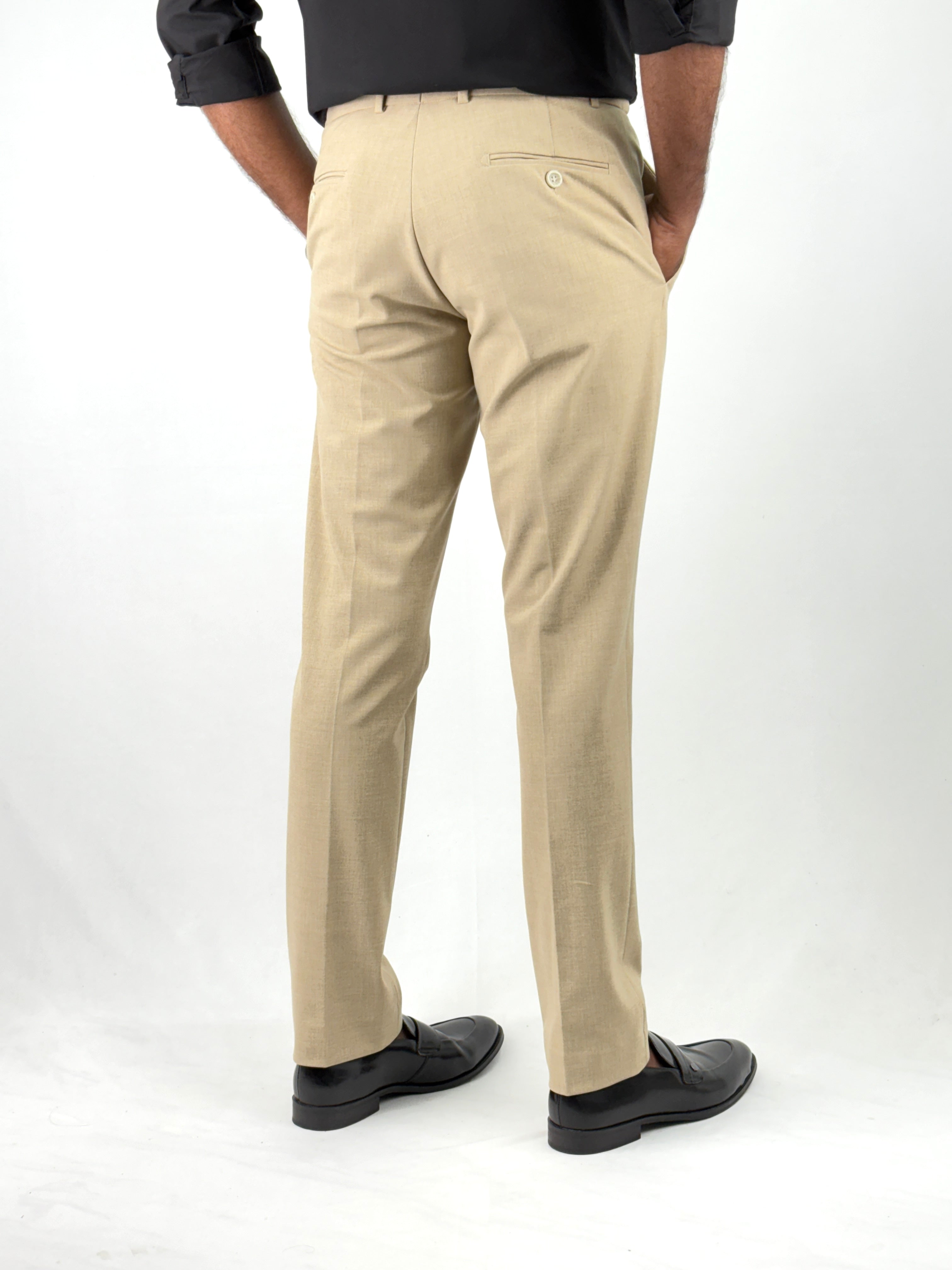Sandal Flexible Waist Formal Pants