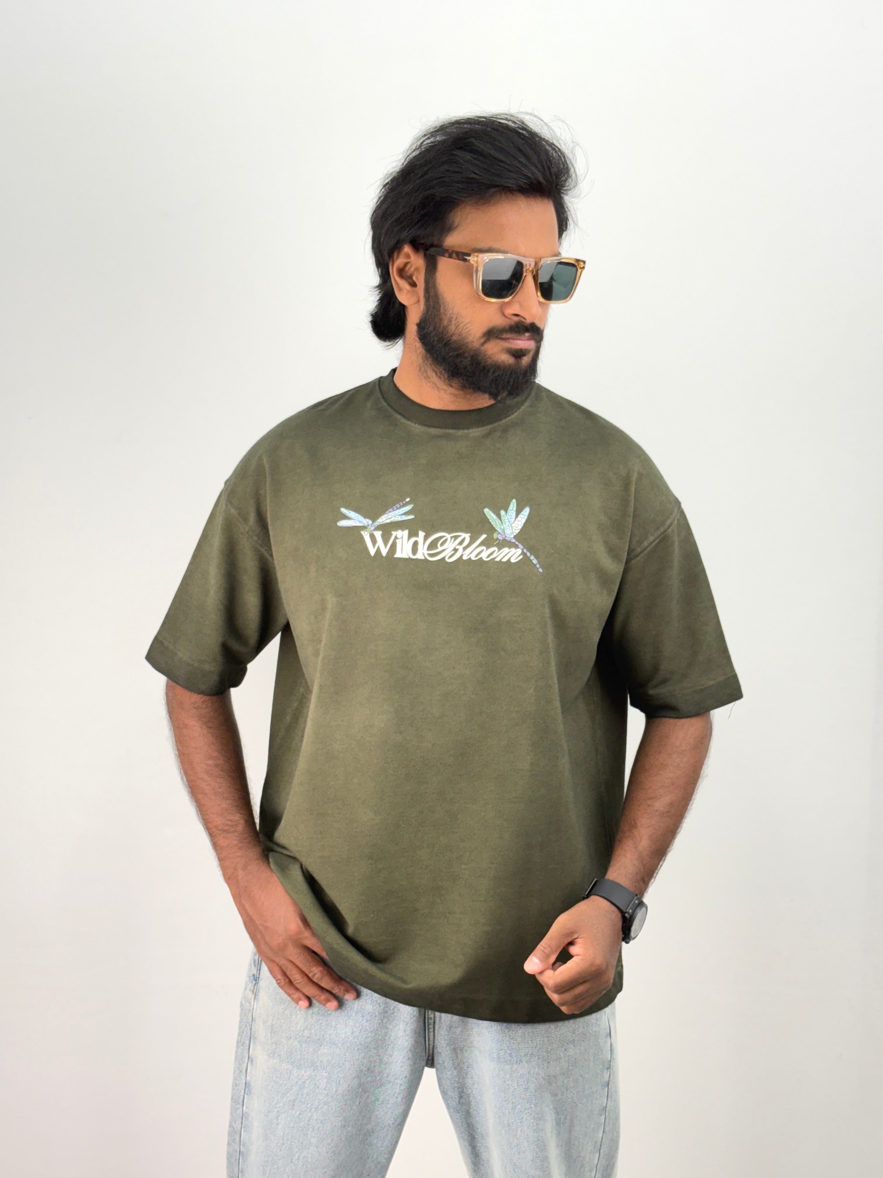 Dark Green Oversized T-Shirt