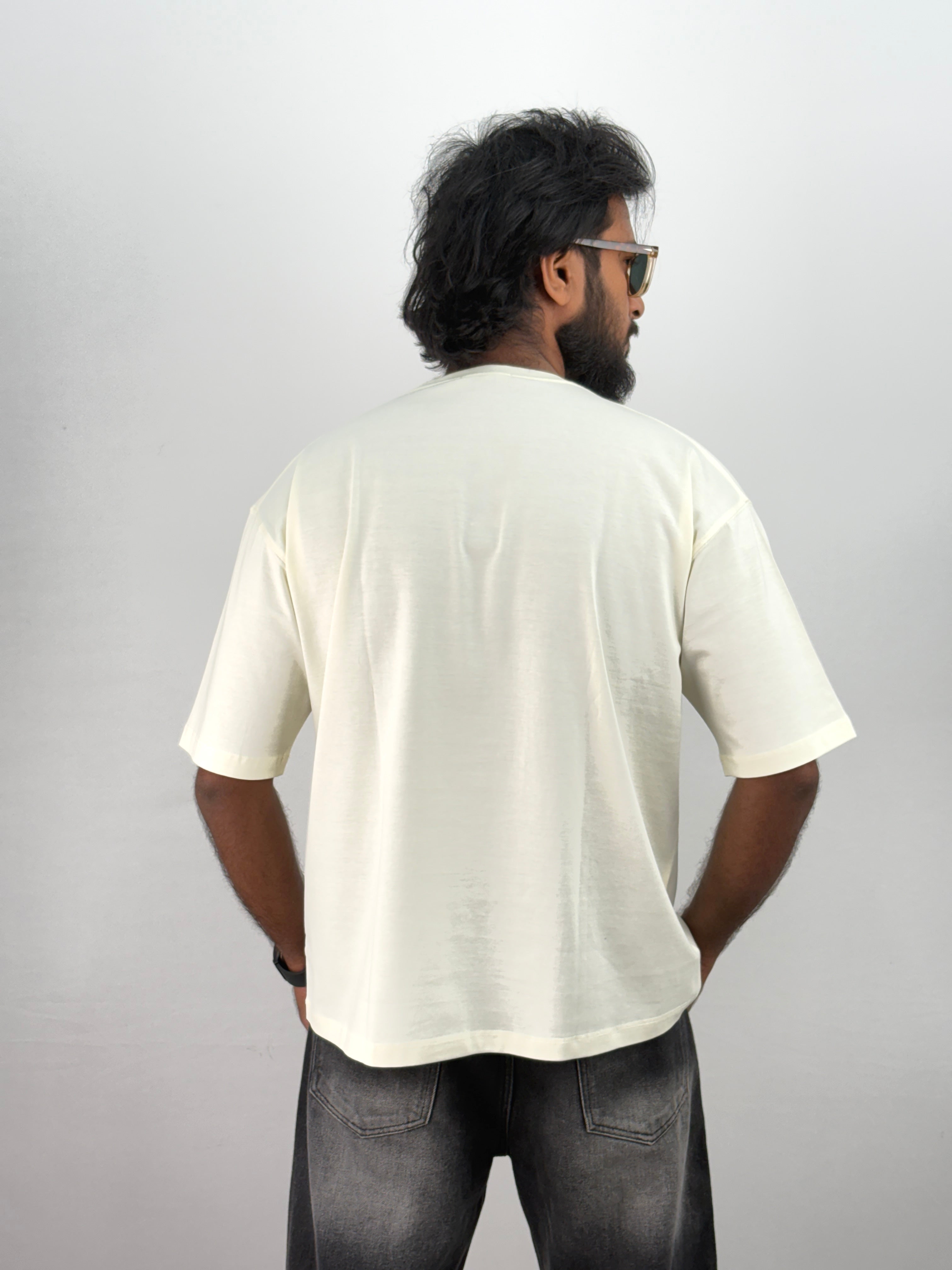 Cream Oversized T-Shirt