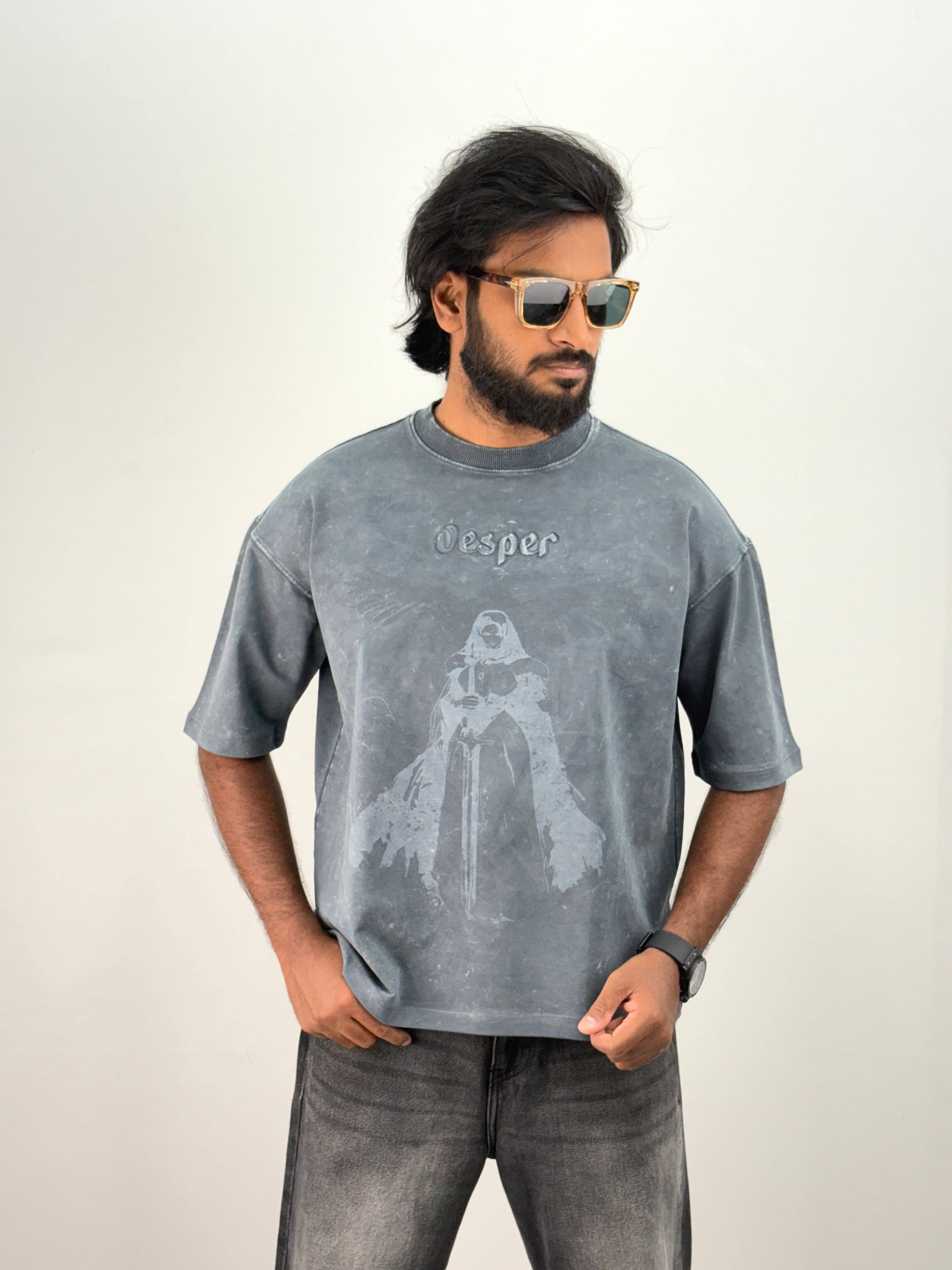 Blue Oversized T-Shirt