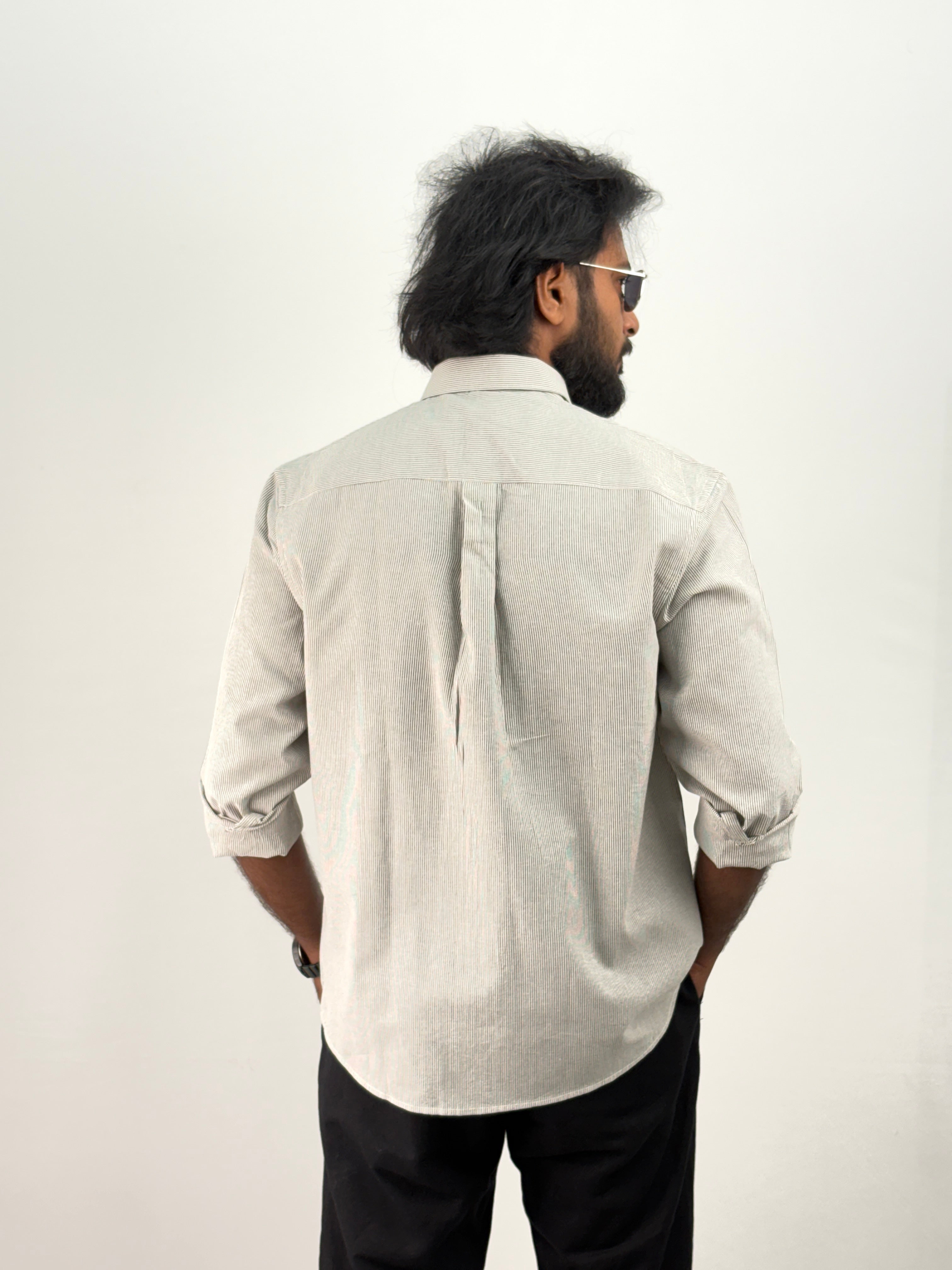 Grey Stripe Shirt