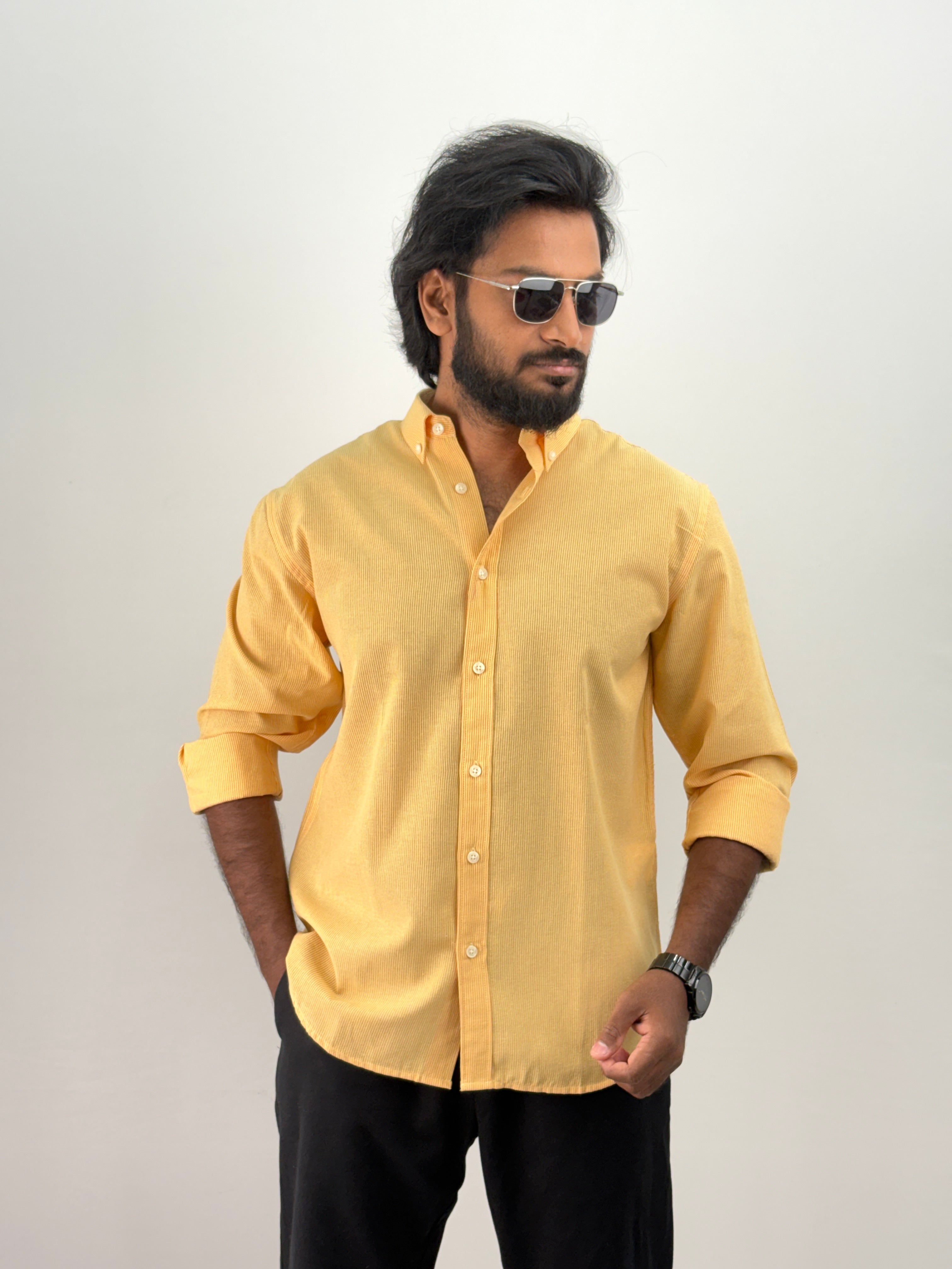 Mustard Stripe Shirt