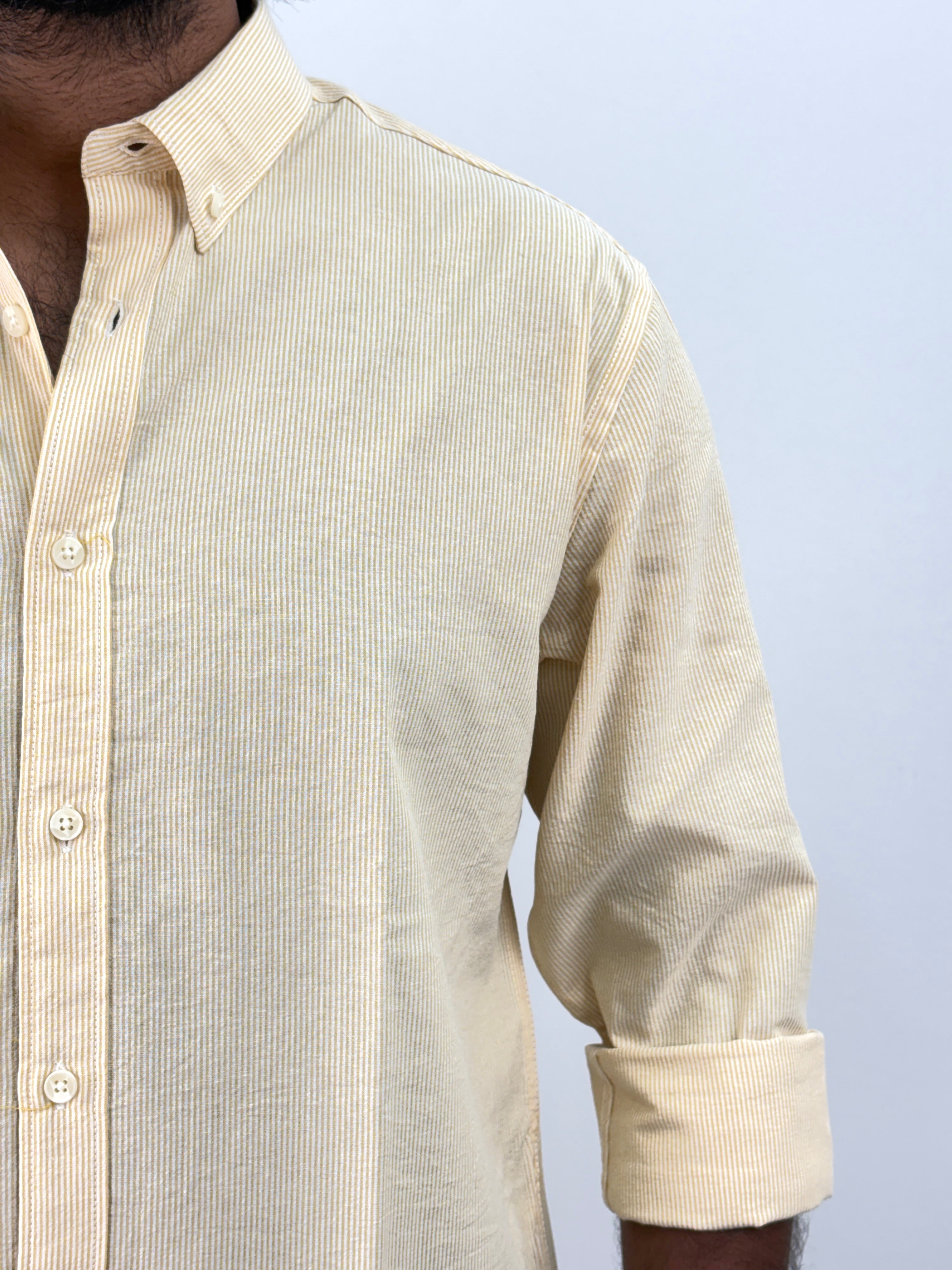 Light Yellow Stripe Shirt
