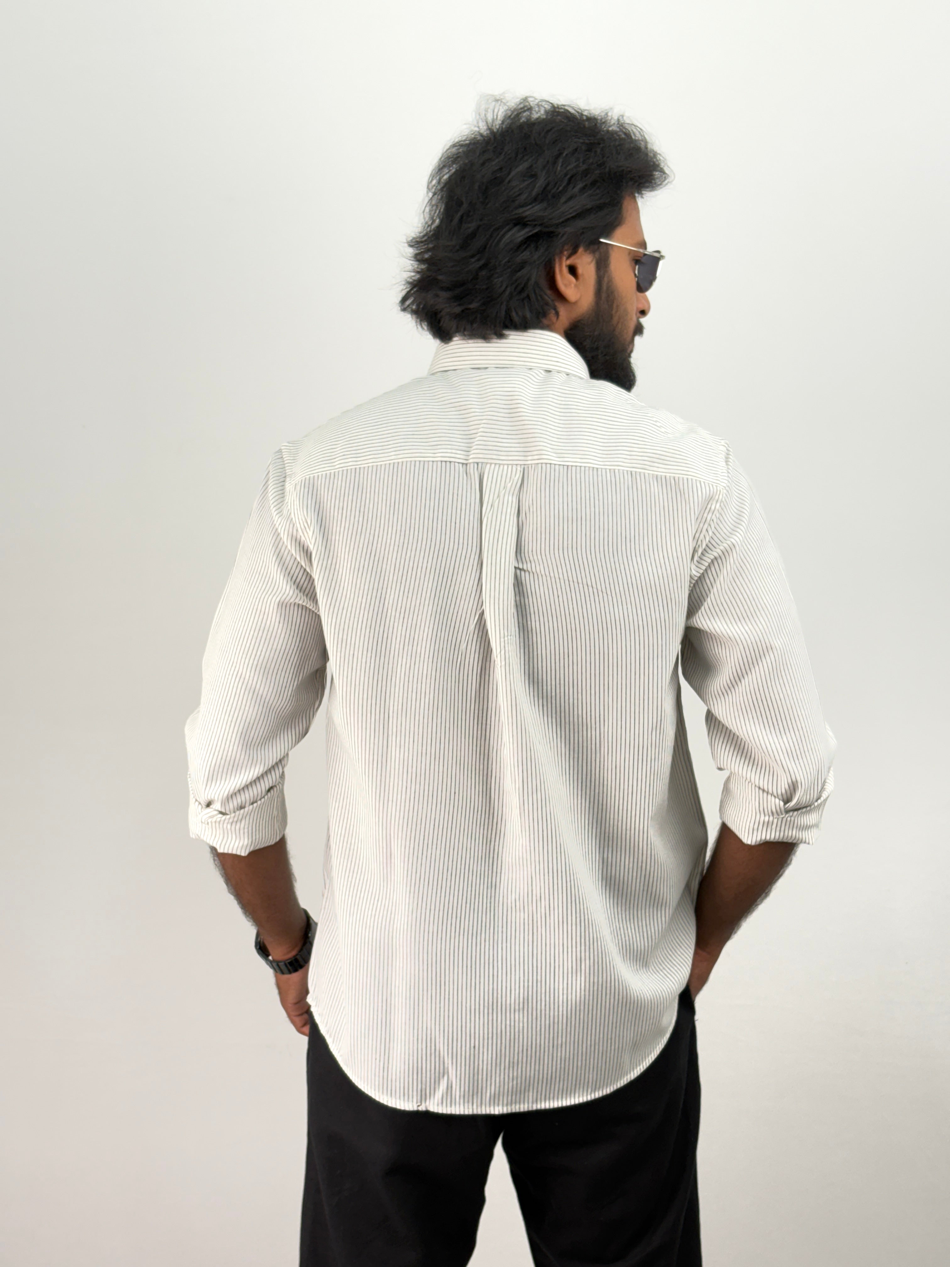 White Stripe Shirt