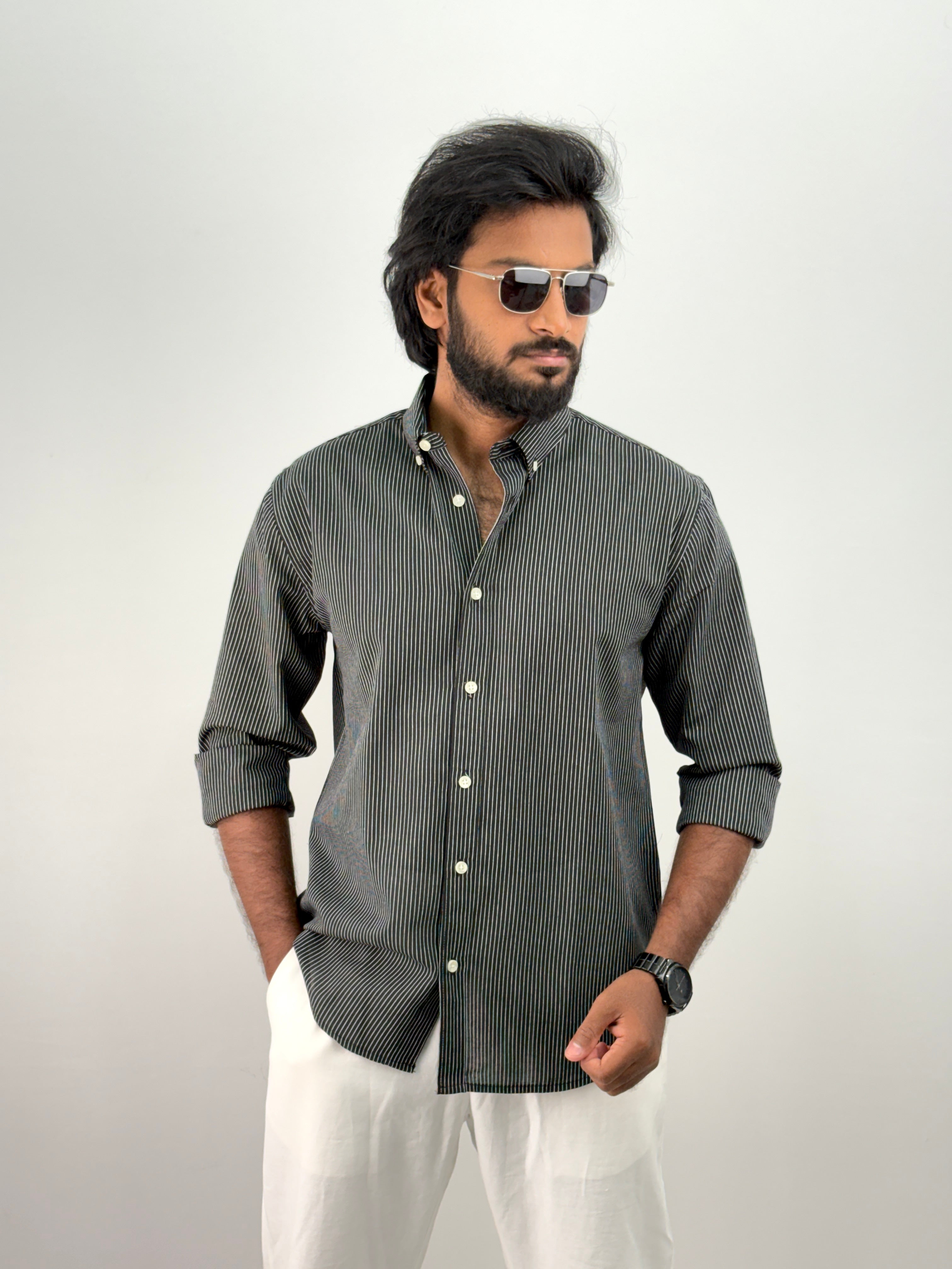 Black Stripe Shirt