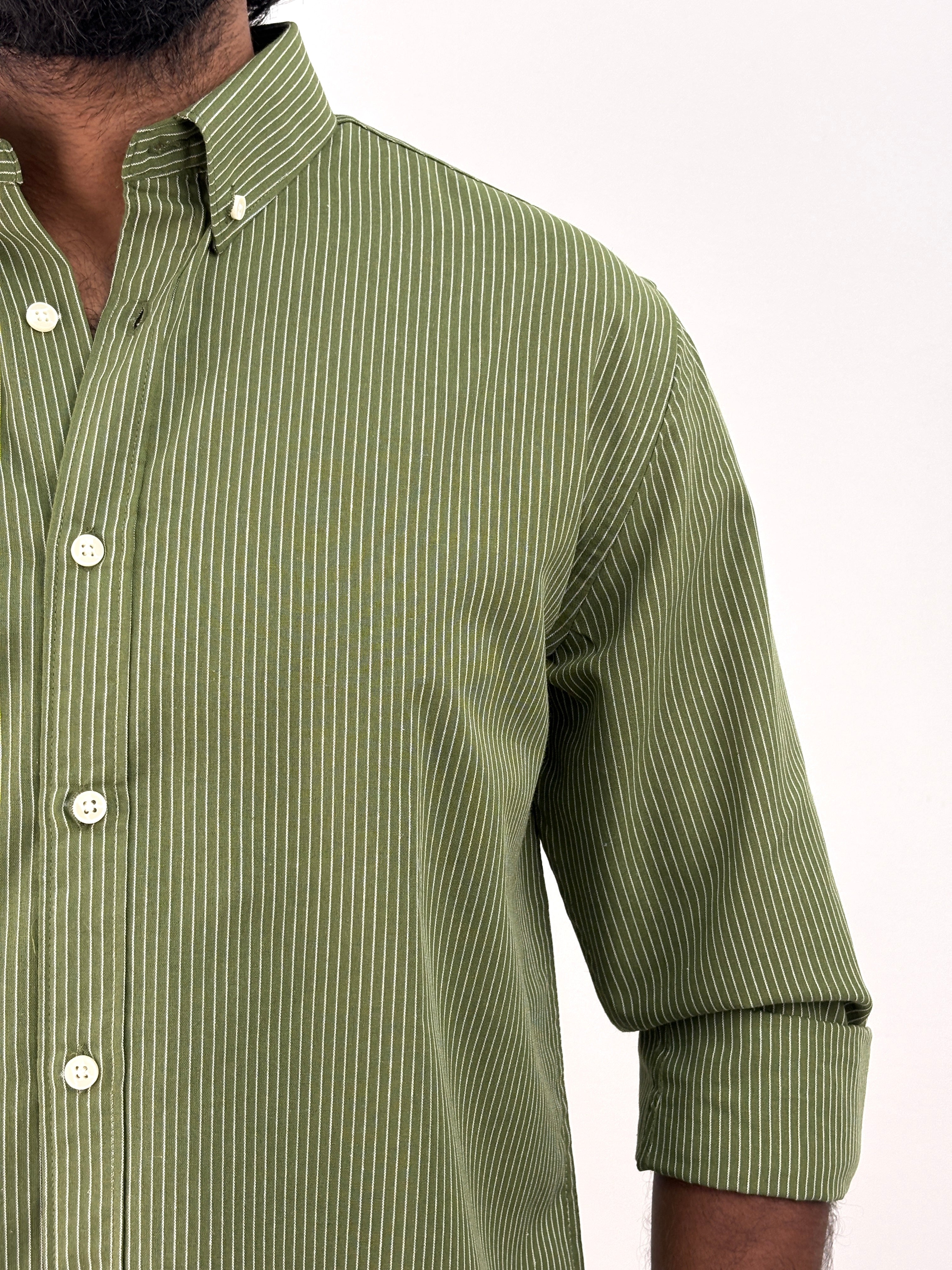 Green Stripe Shirt