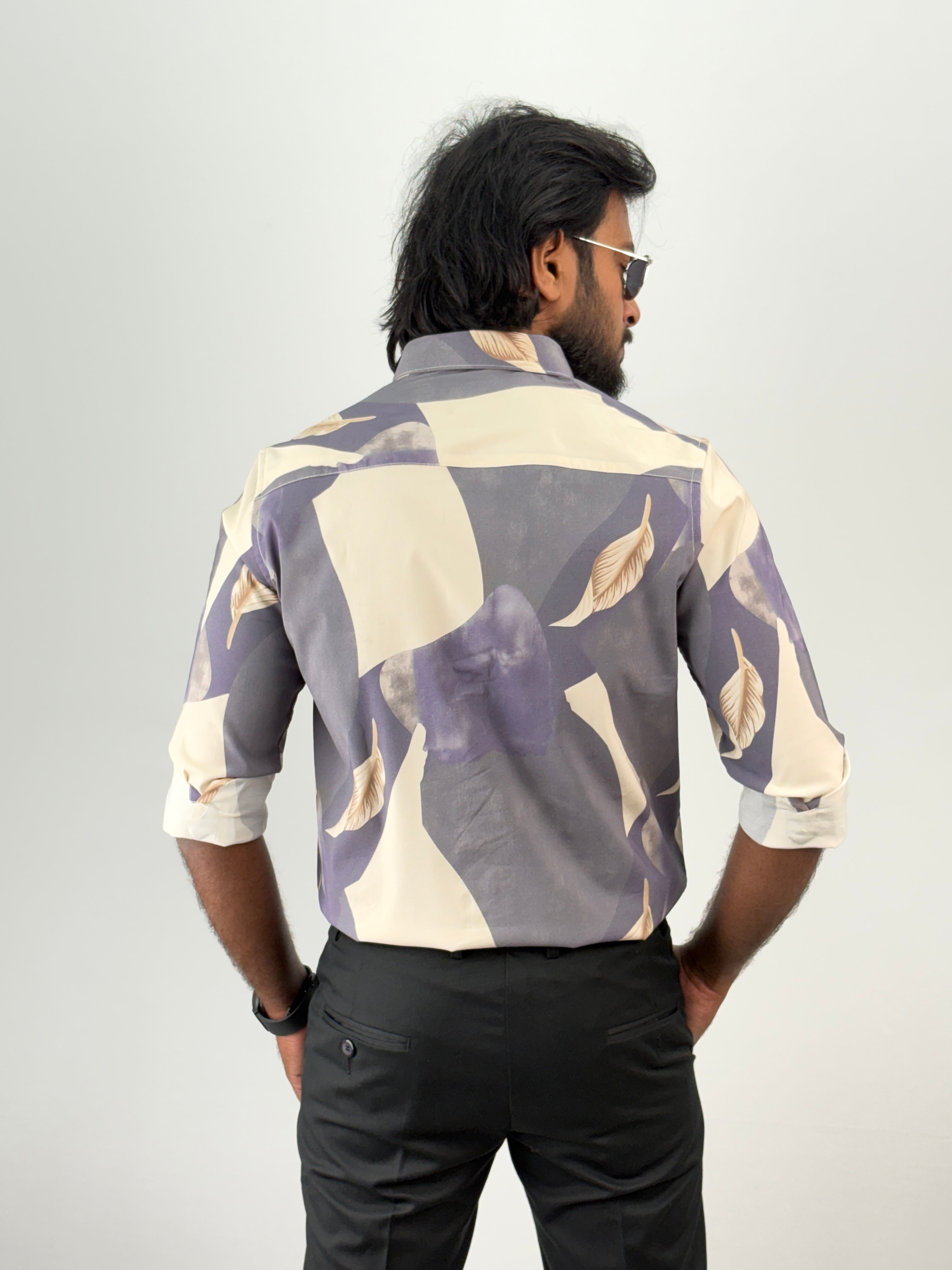 Purple Printed Shirt 2