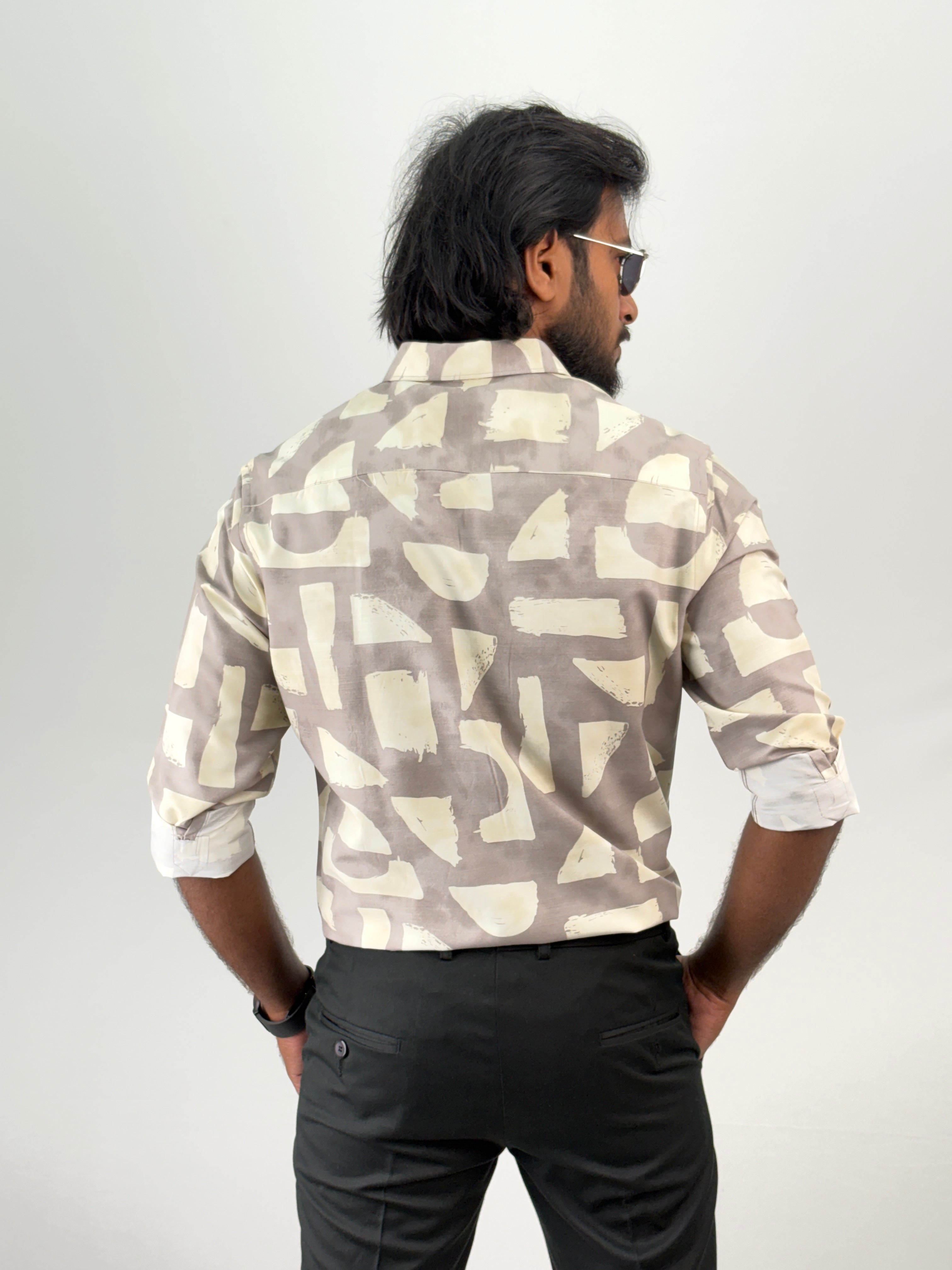 Mauve Printed Shirt 2