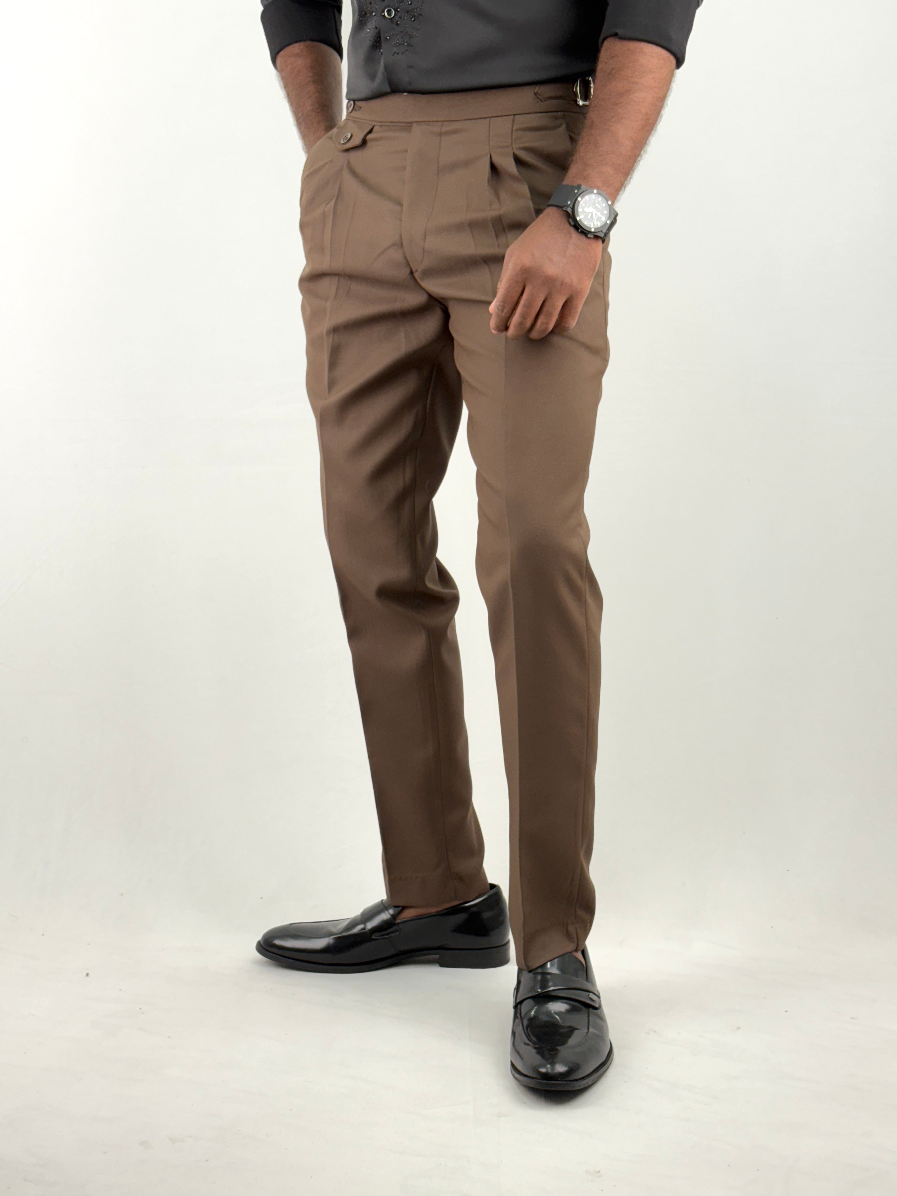 Brown Gurkha Pants