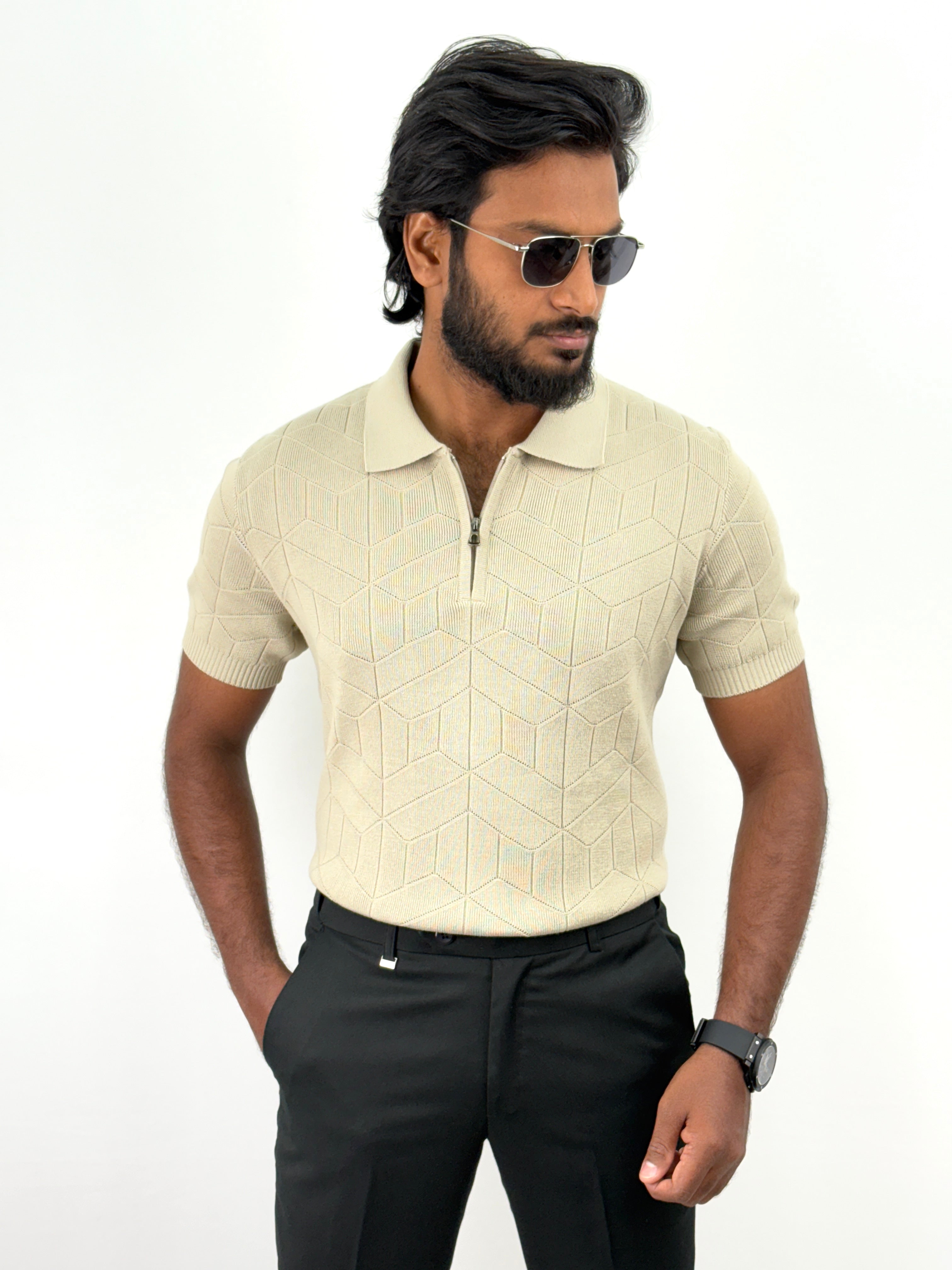 Beige Polo T-shirts