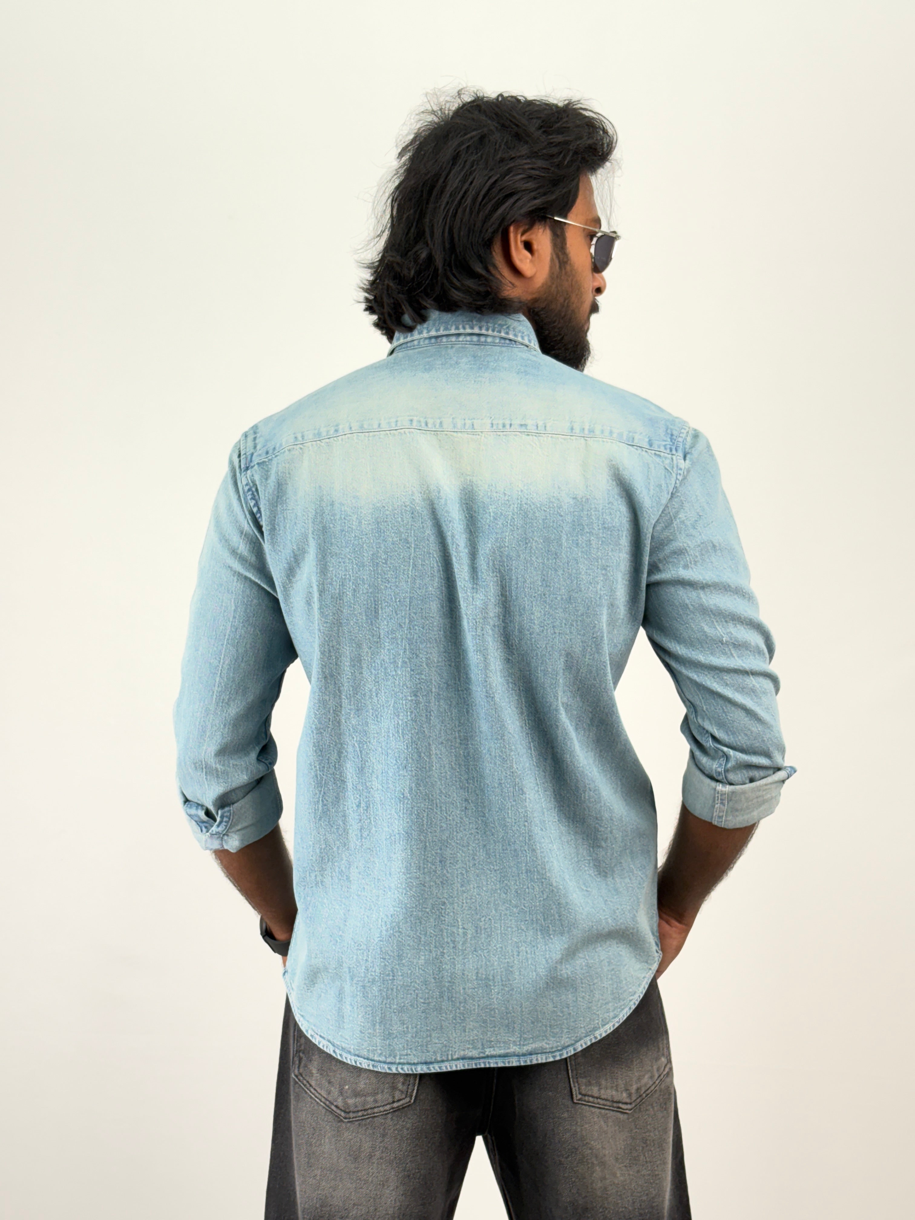 Blue Shade Denim Shirt