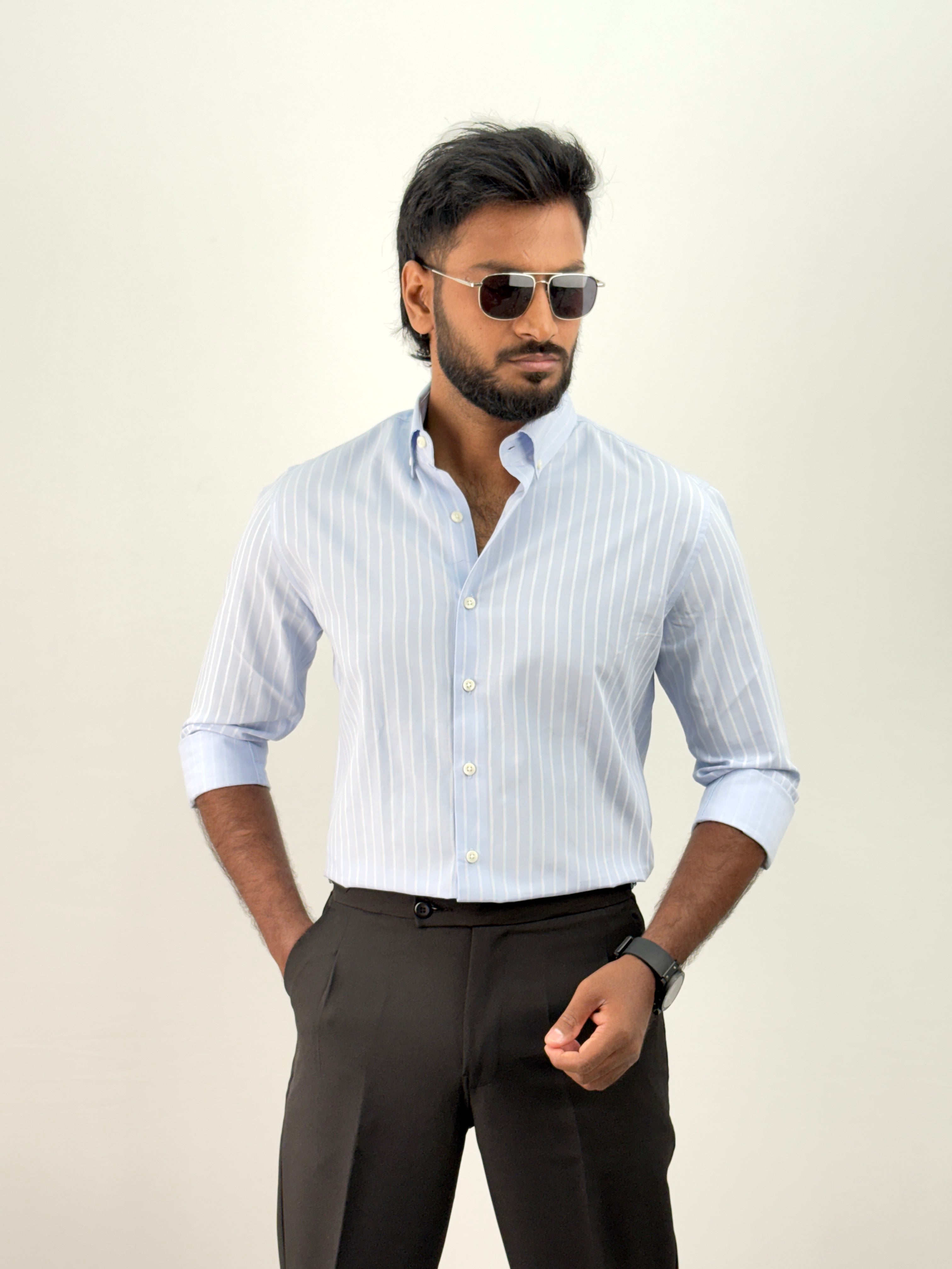 Blue 3 IMP Stripe Shirt