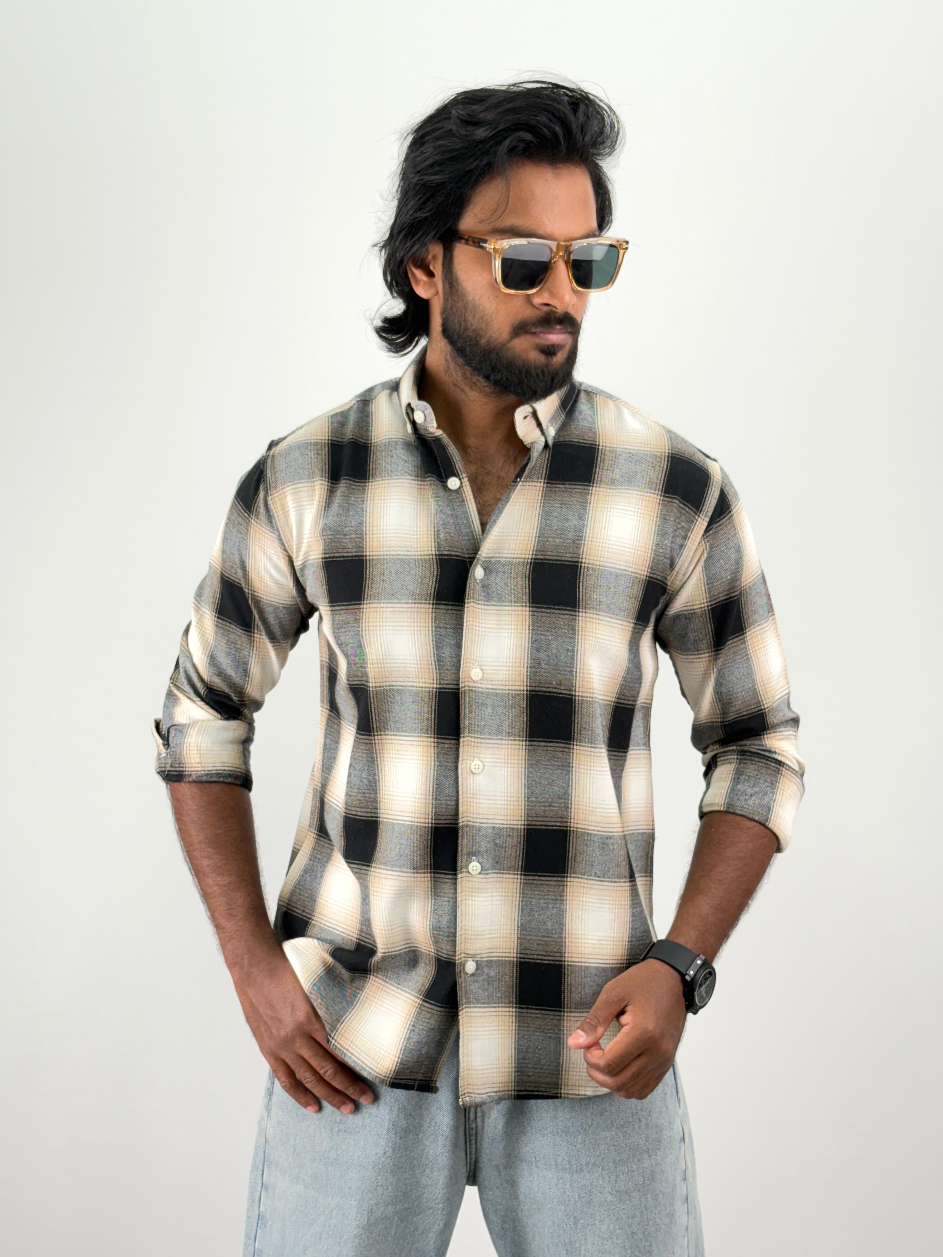 Black Flannel Shirt