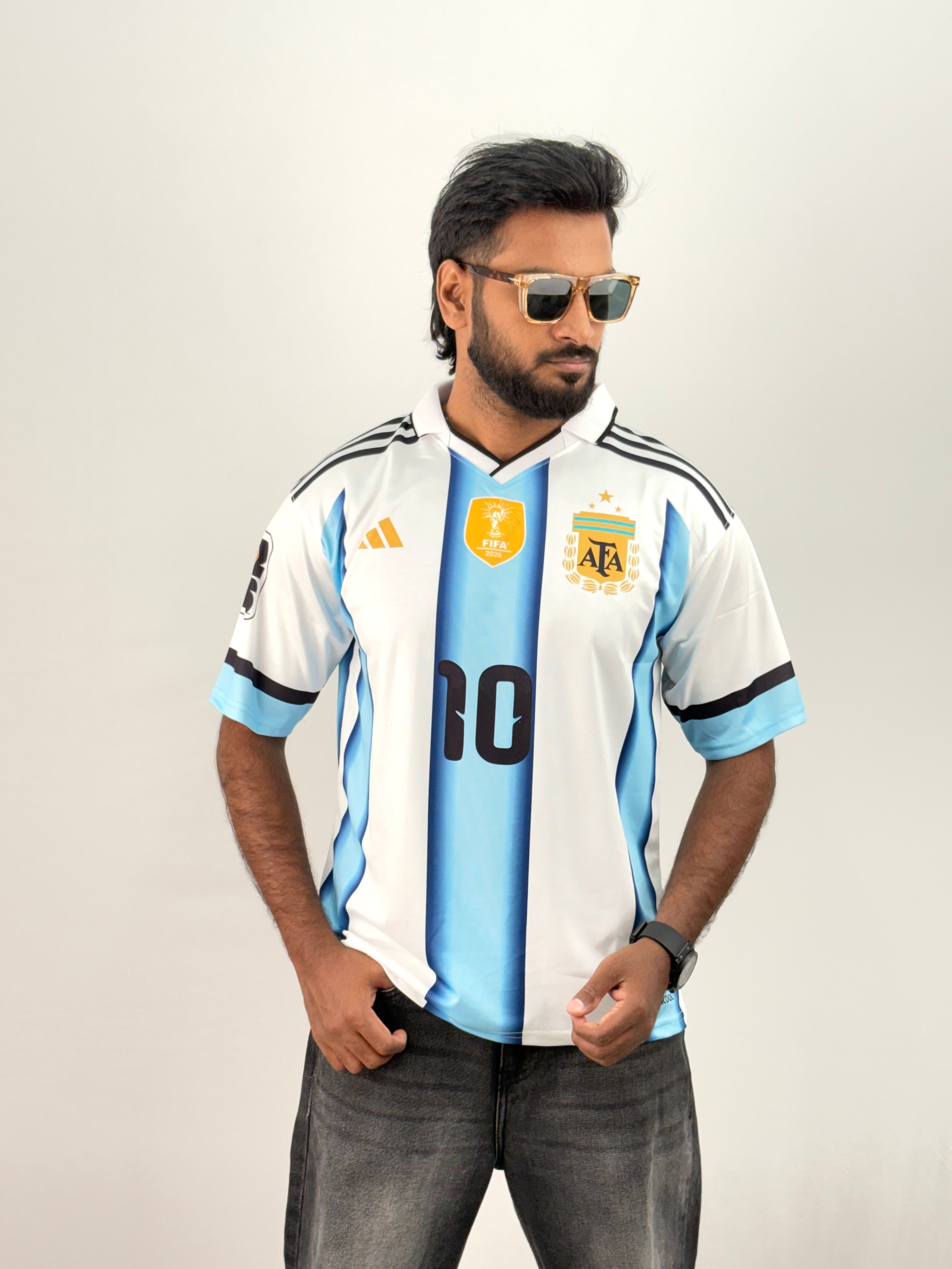 Messi 1 Collared Football Jersey