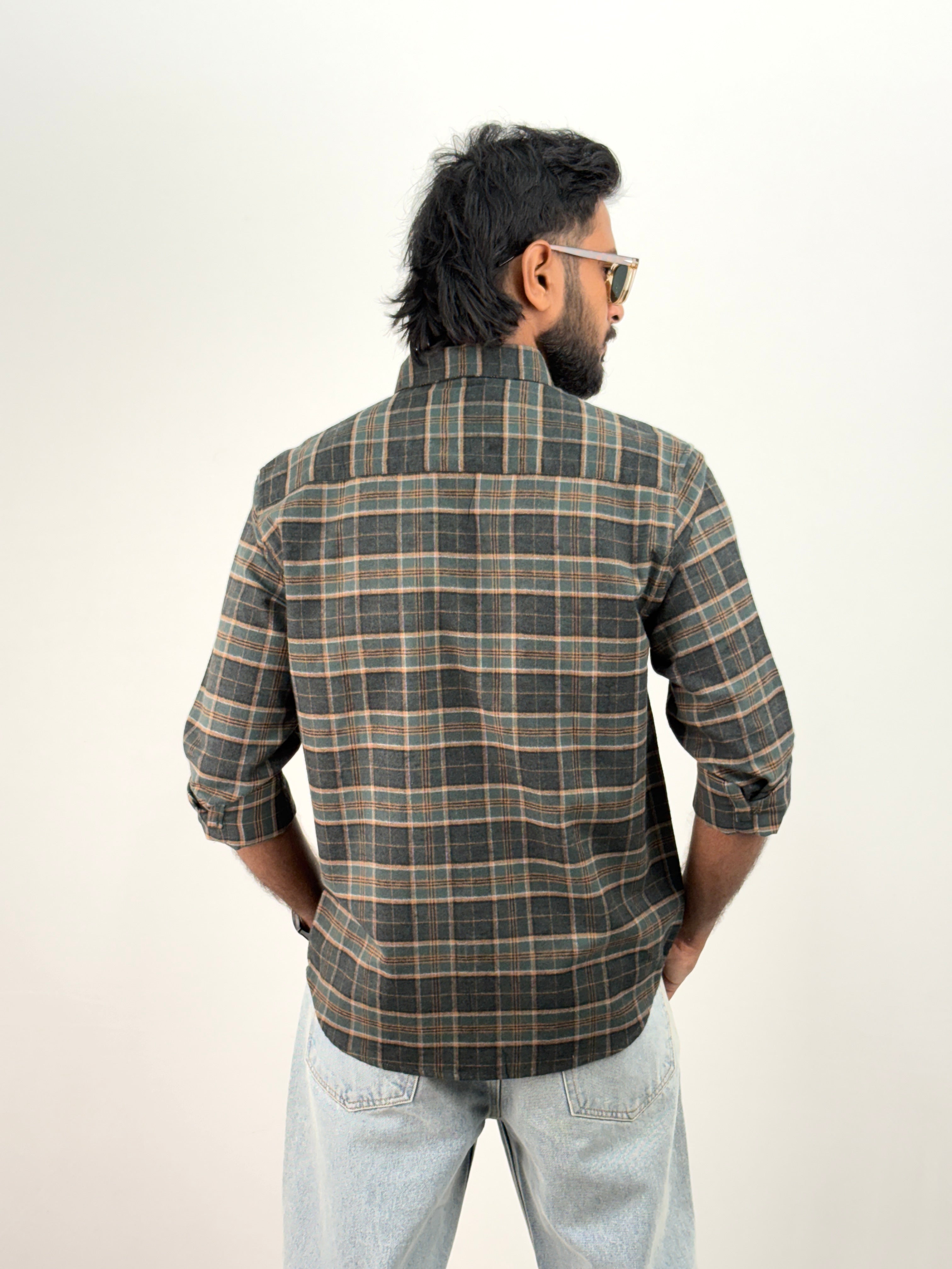 Green Flannel Shirt
