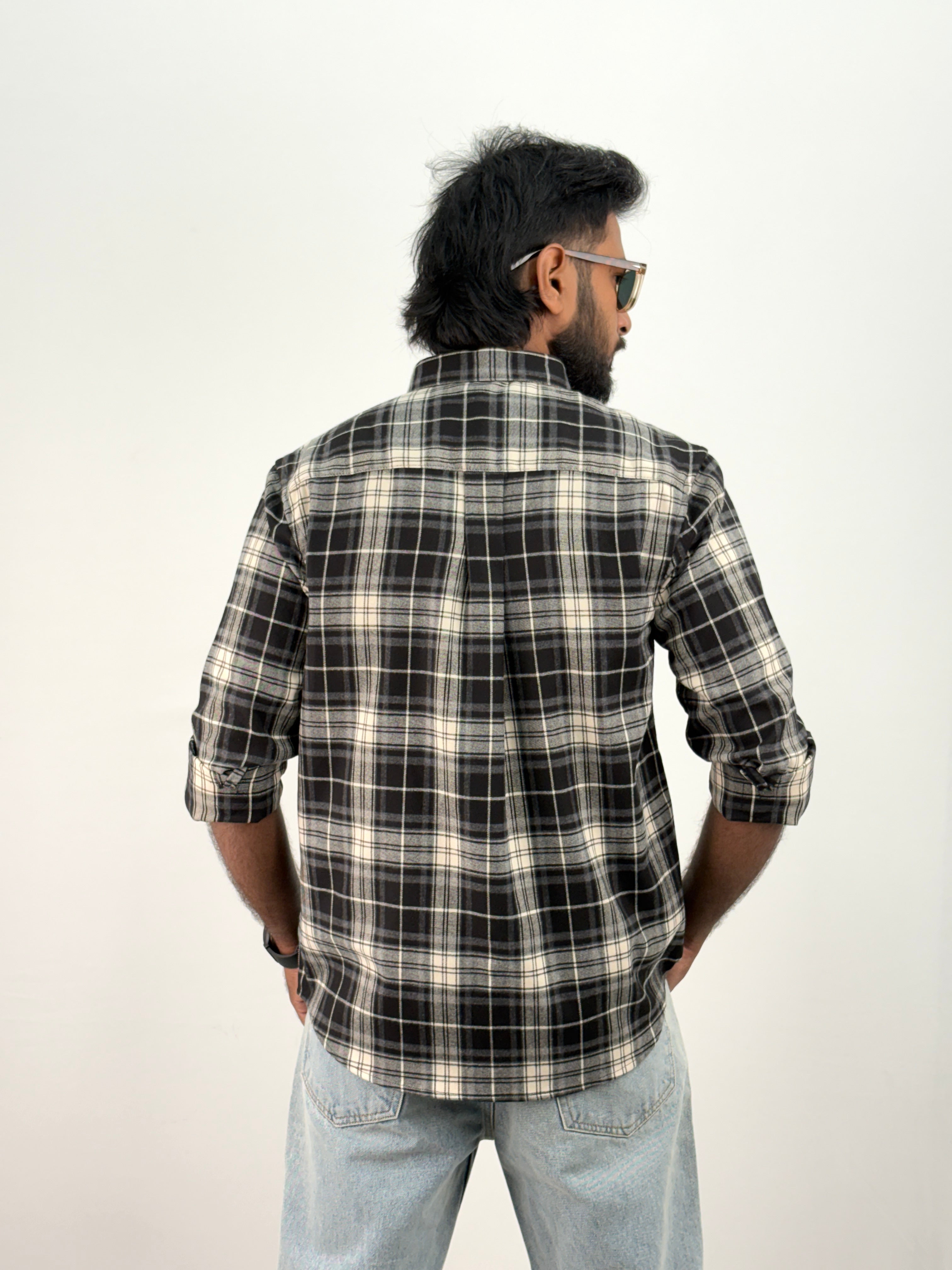 Black Flannel Shirt
