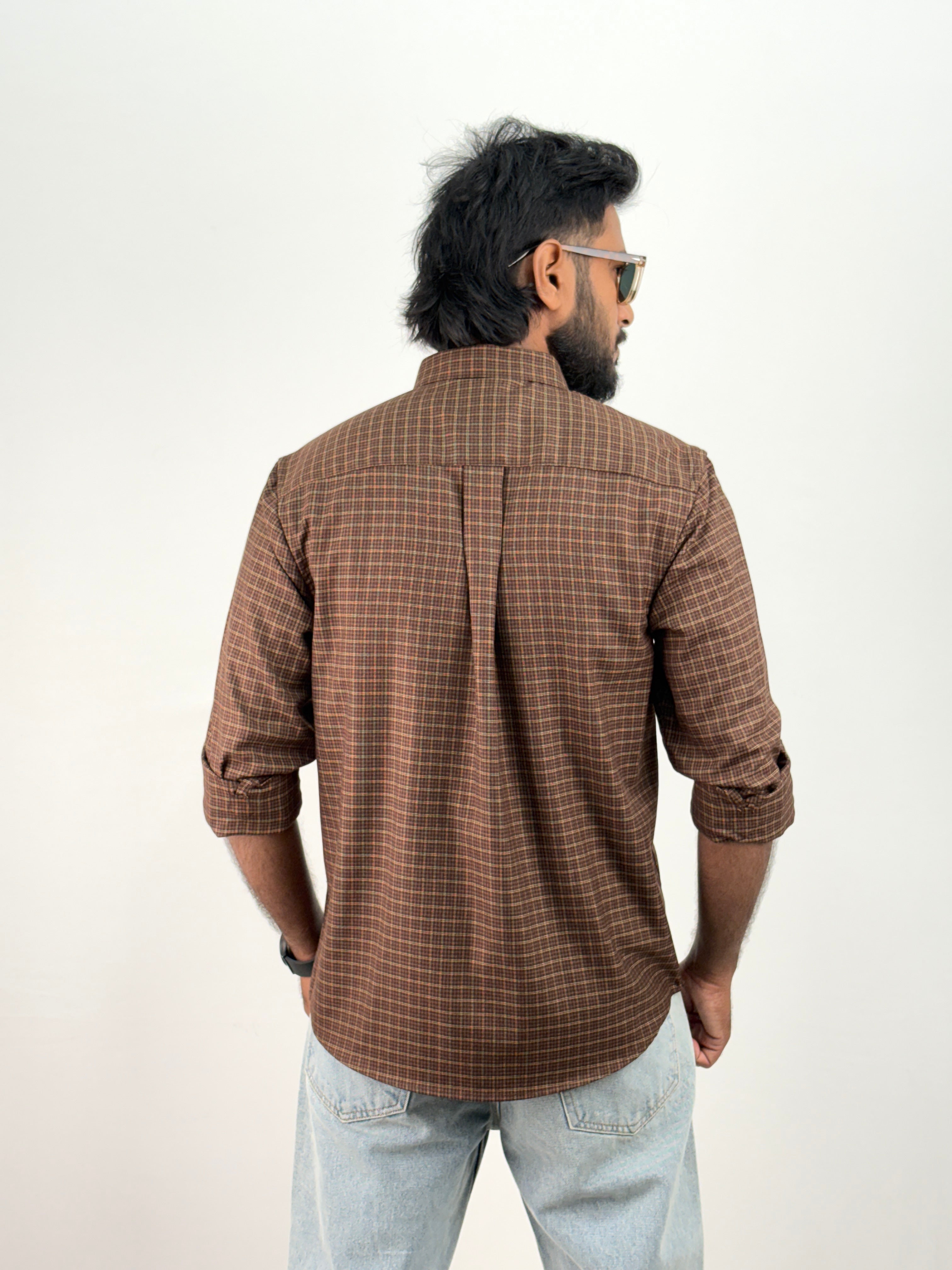 Brown Flannel Shirt