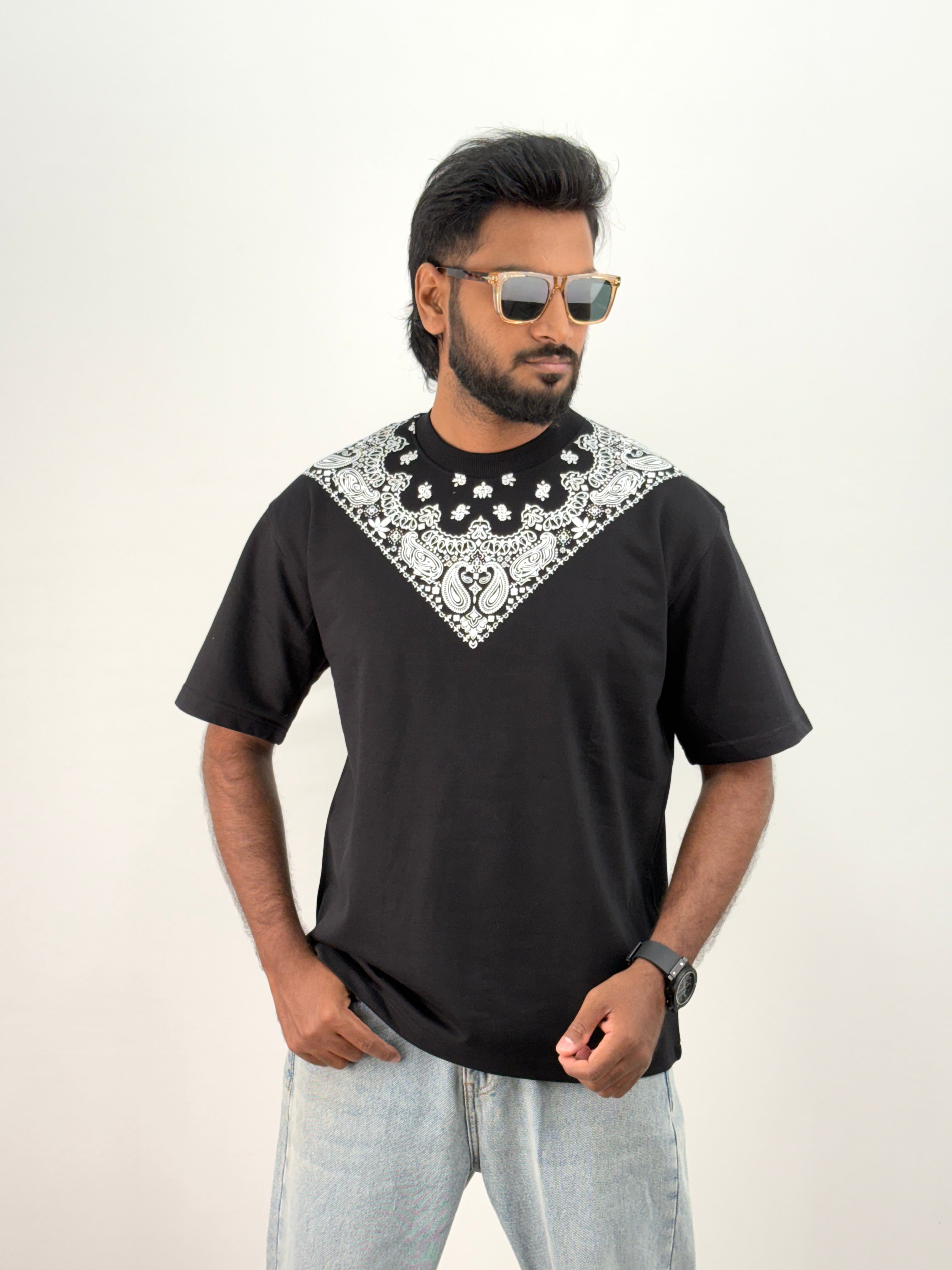 Black White Oversized T-Shirt