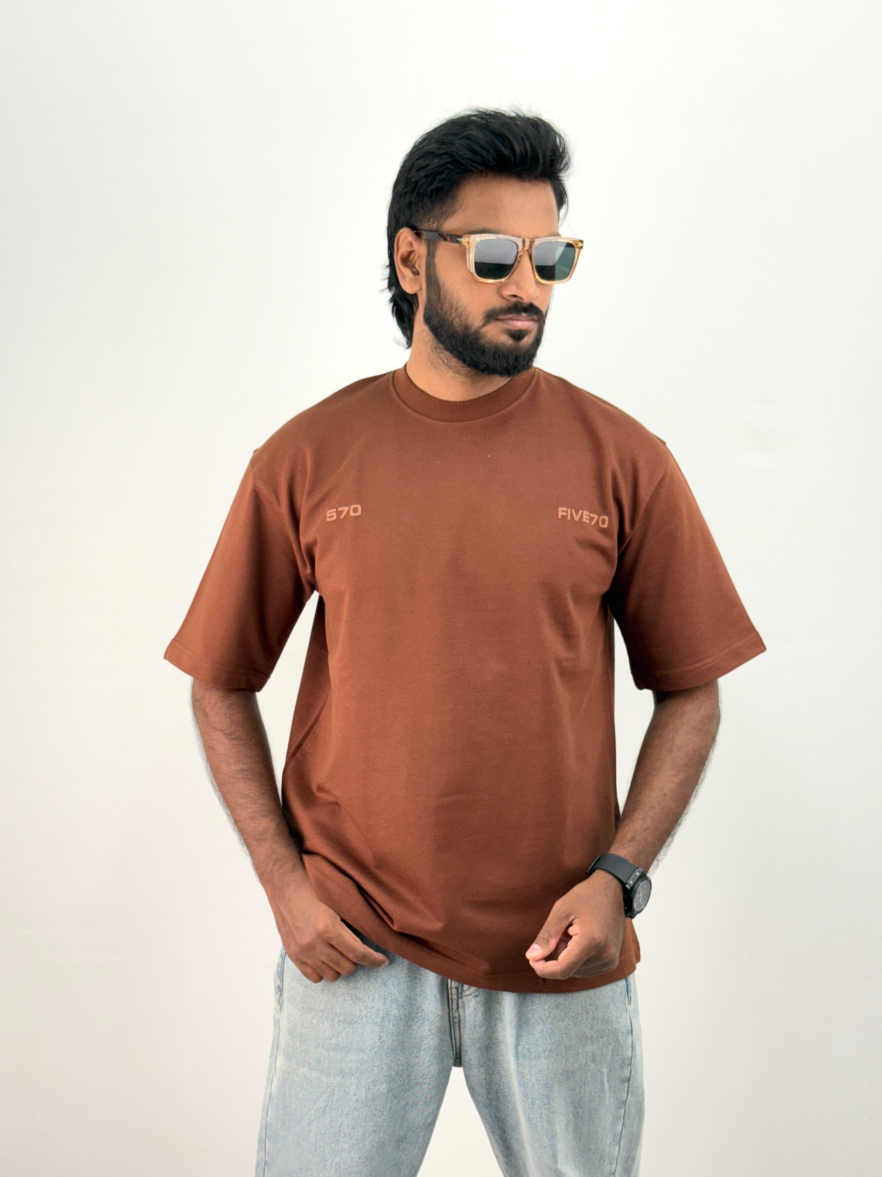 Brown Oversized T-Shirt