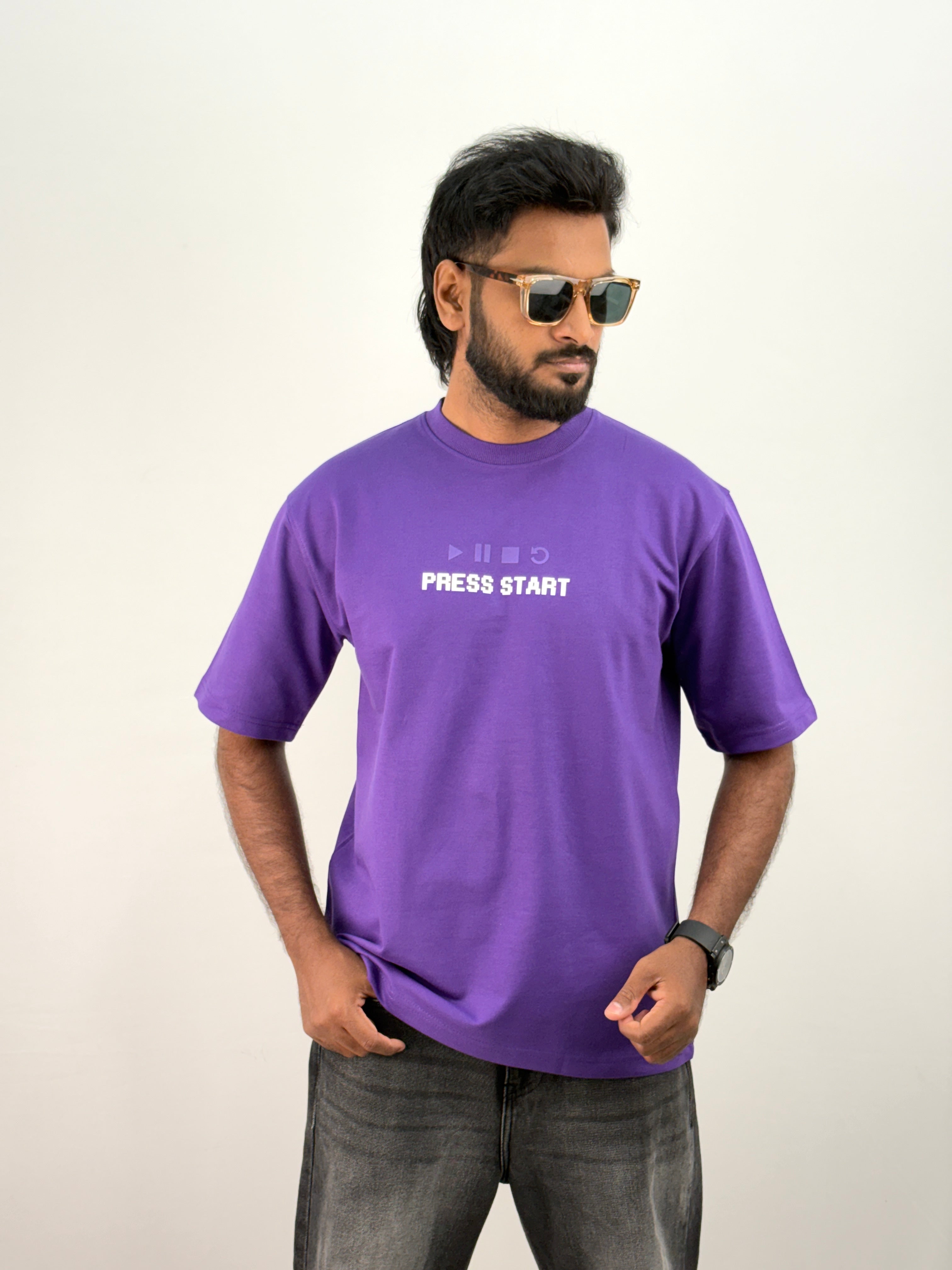 Purple Oversized T-Shirt
