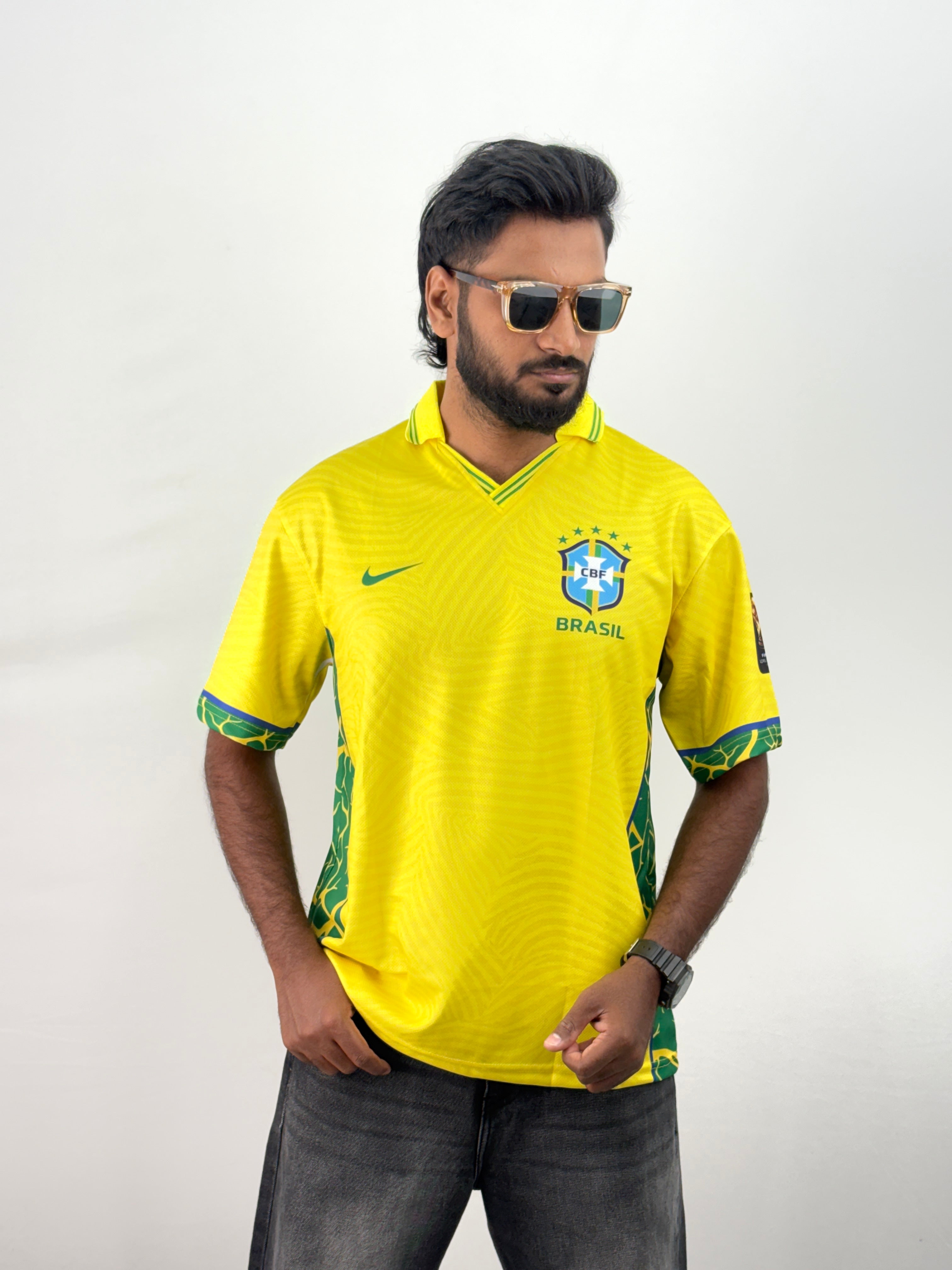 Brazil Collared Football Jersey