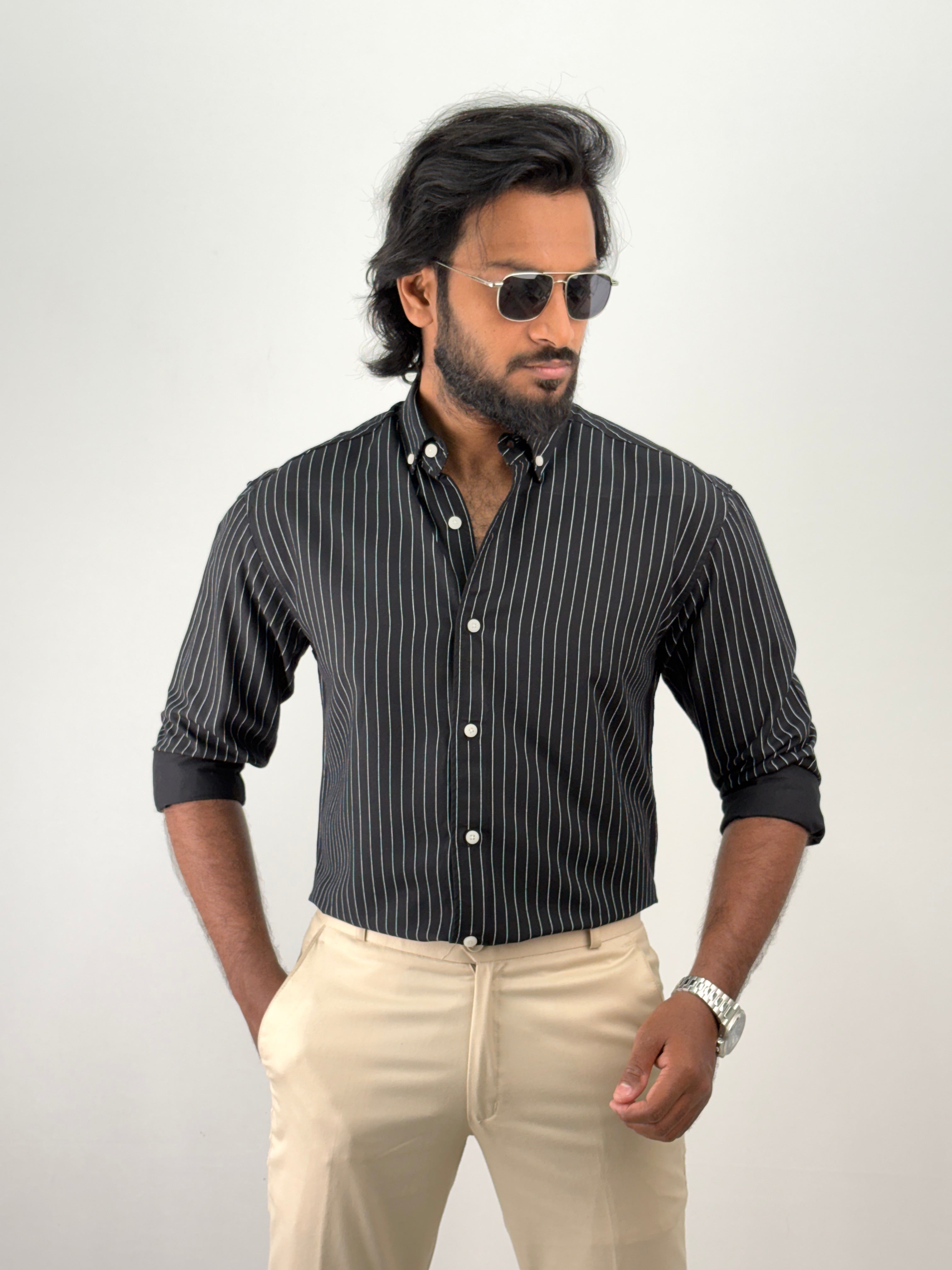 Black Stripe Shirt